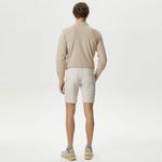 Nautica Erkek Bej Standart Fit Bermuda