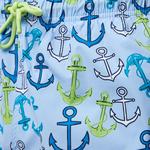 Nautica Erkek Mavi Standart Fit Deniz Şortu