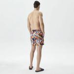 Nautica Erkek Turuncu Standart Fit Deniz Şortu