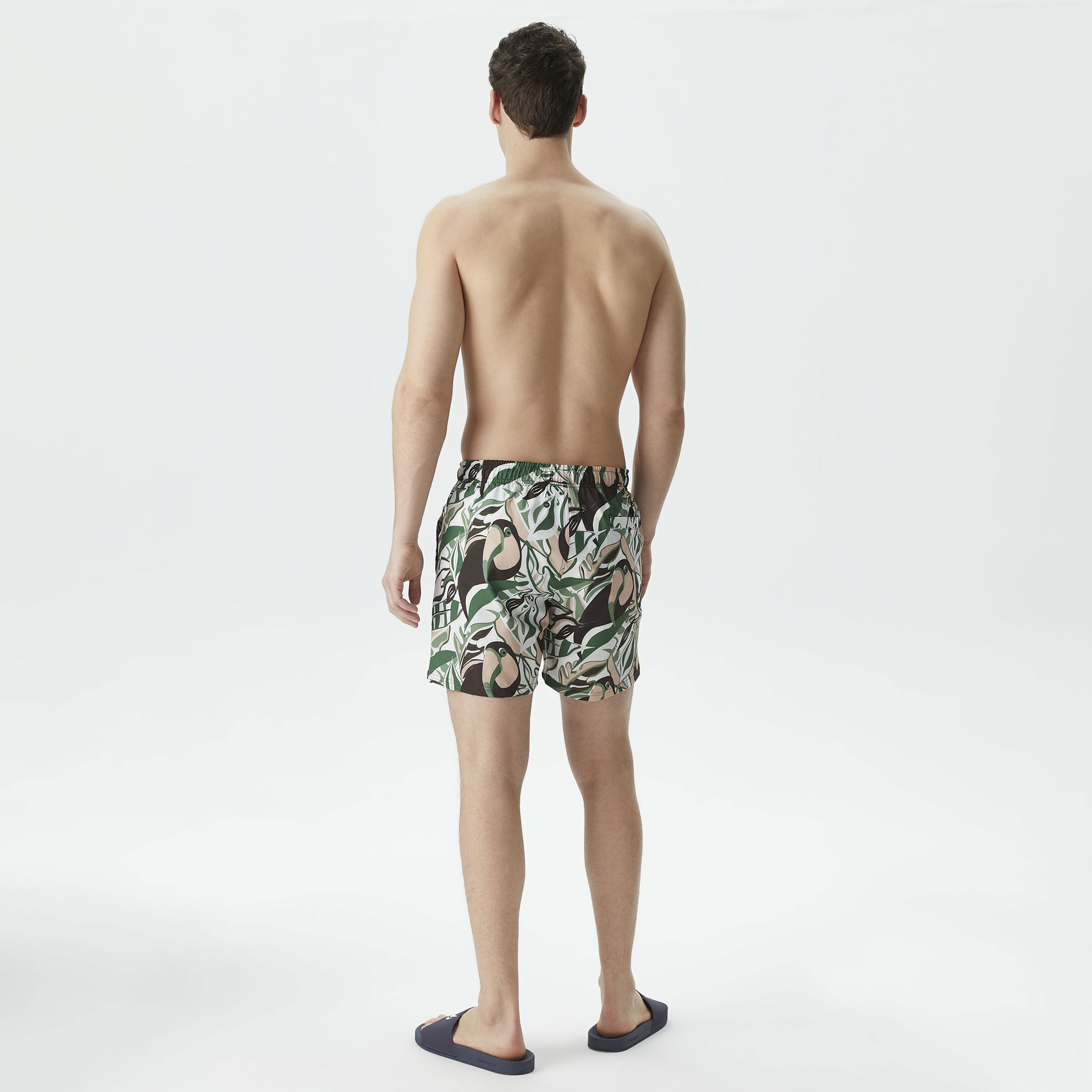 Nautica Erkek Kahverengi Standart Fit Deniz Şortu