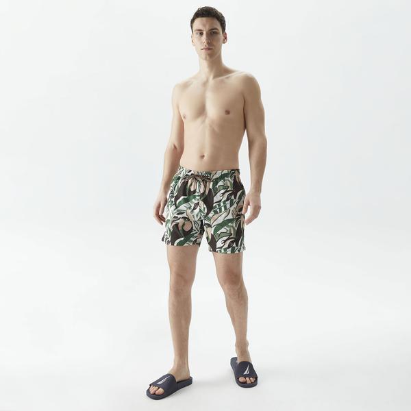 Nautica Erkek Kahverengi Standart Fit Deniz Şortu