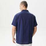 Nautica Erkek Lacivert Classic Fit Kısa Kollu Gömlek