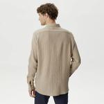 Nautica Erkek Bej Classic Fit Gömlek