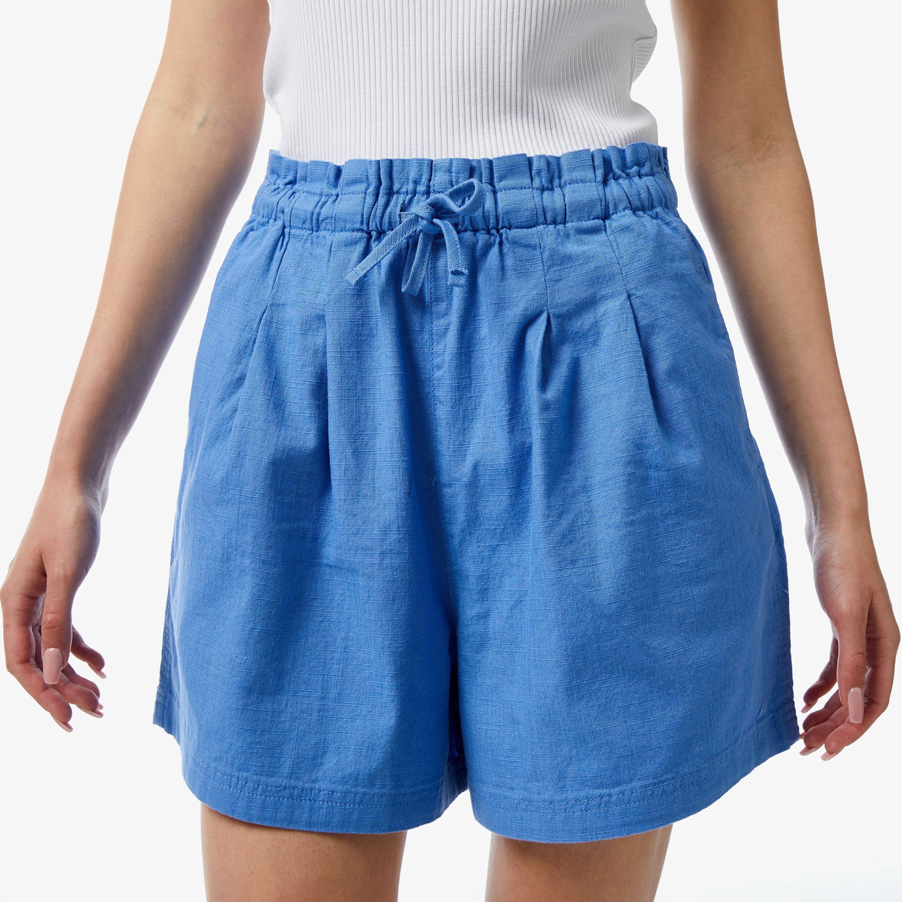 Nautica Kadın Mavi Relaxed Fit Şort