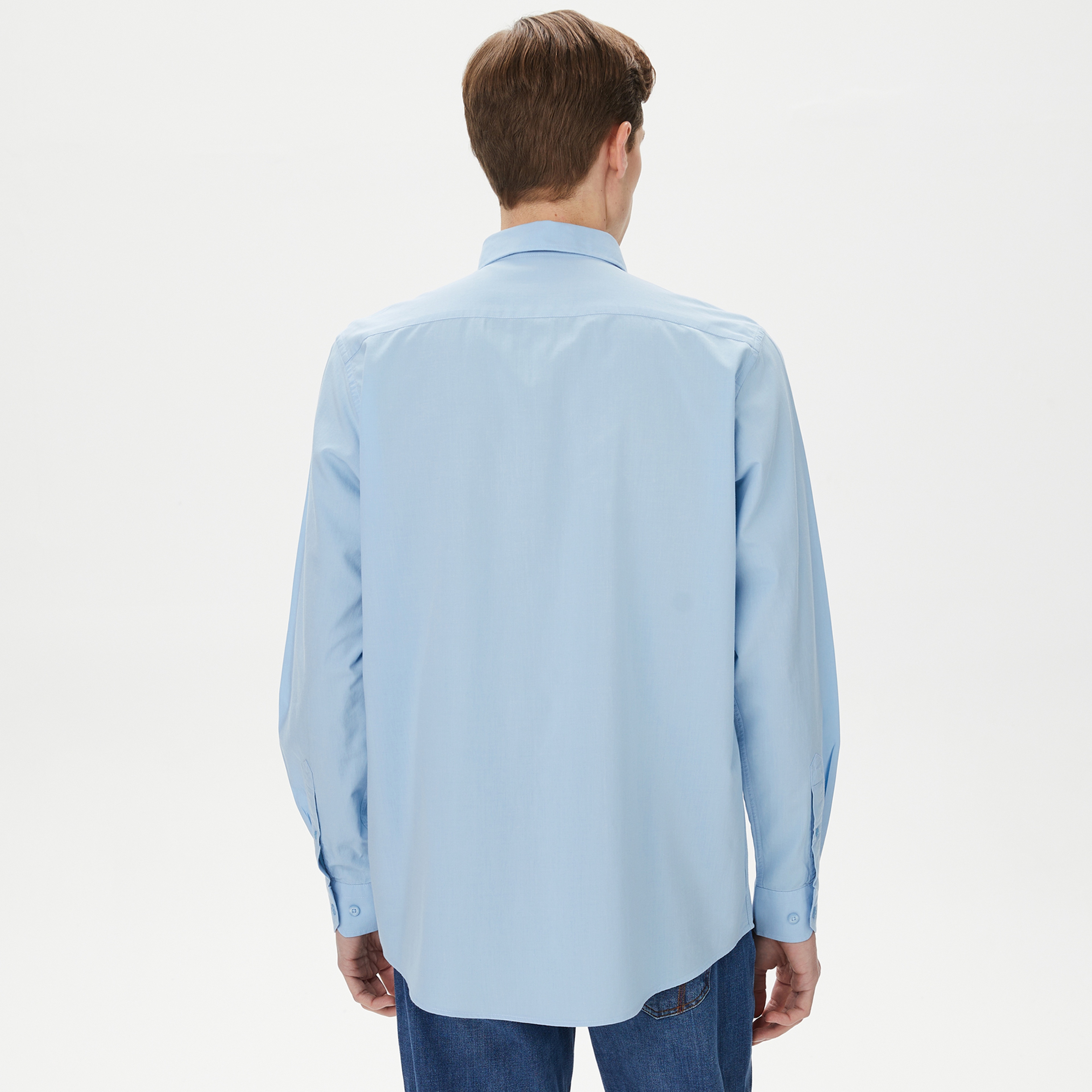 Nautica Erkek Mavi Classic Fit Gömlek