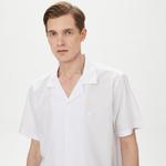 Nautica Erkek Beyaz Classic Fit Kısa Kollu Gömlek