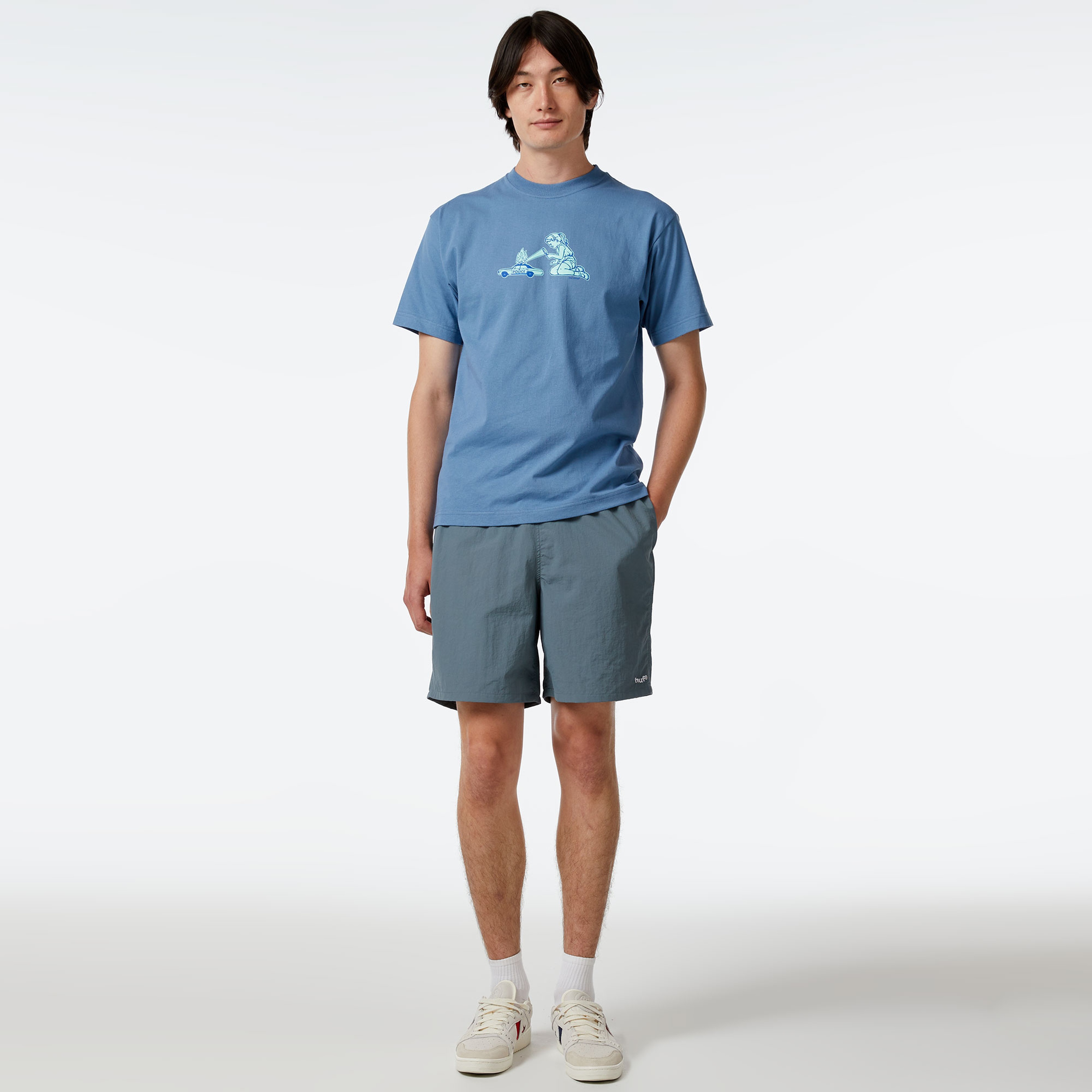 HUF Reservoir Dwr Easy Erkek Gri Şort