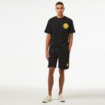 Market Smiley Vintage Erkek Siyah Şort