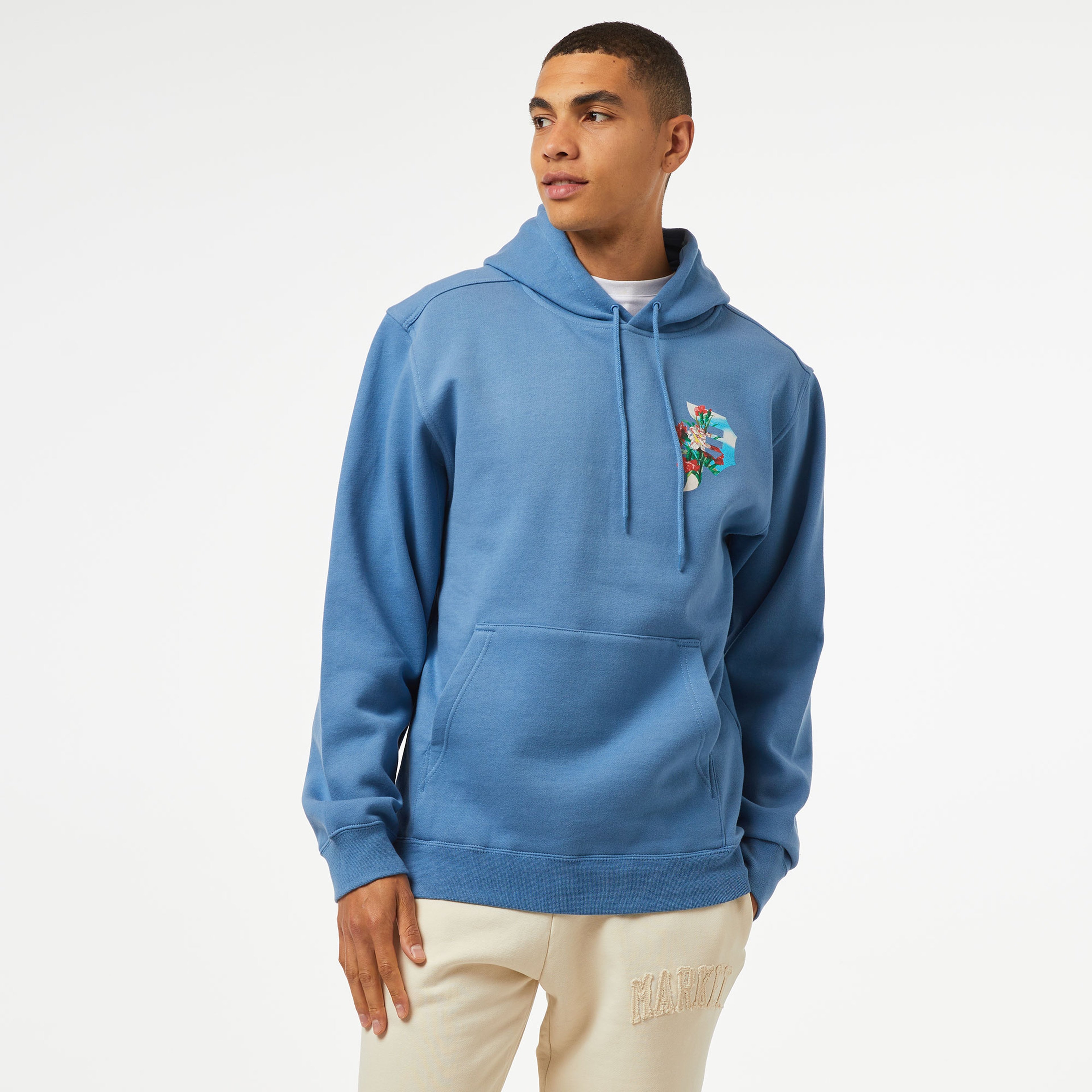 Primitive Obscura Hood Erkek Mavi Sweatshirt