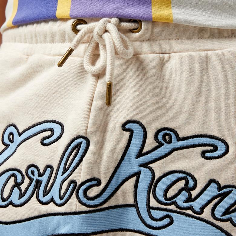 Karl Kani Small Sign. Diner Erkek Krem Rengi Şort