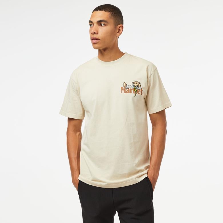 Market Better Call Bear Erkek Krem Rengi T-Shirt