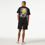 Market Smiley Vintage Erkek Siyah Şort