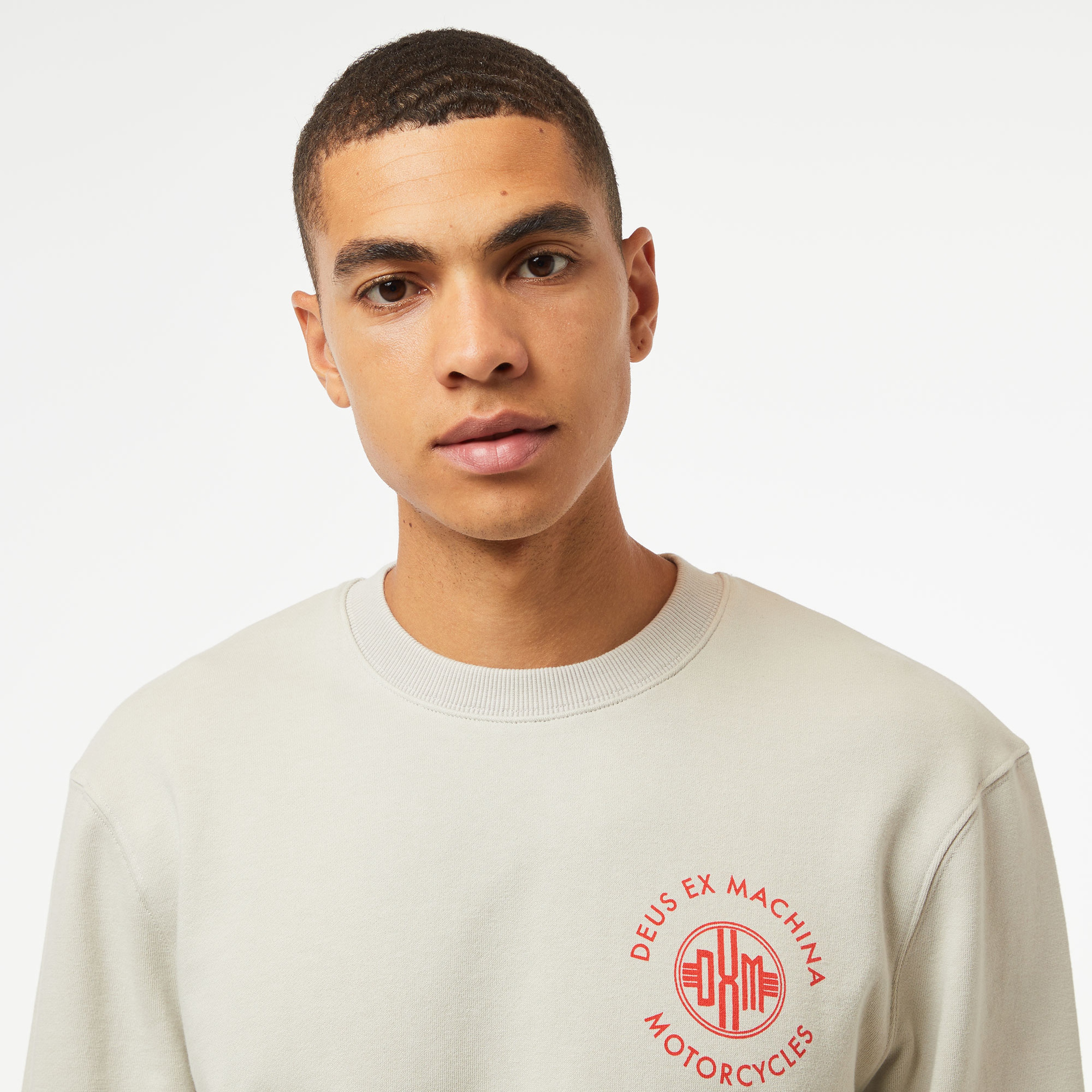 Deus Ex Machina Tenor Crew Erkek Bej Sweatshirt