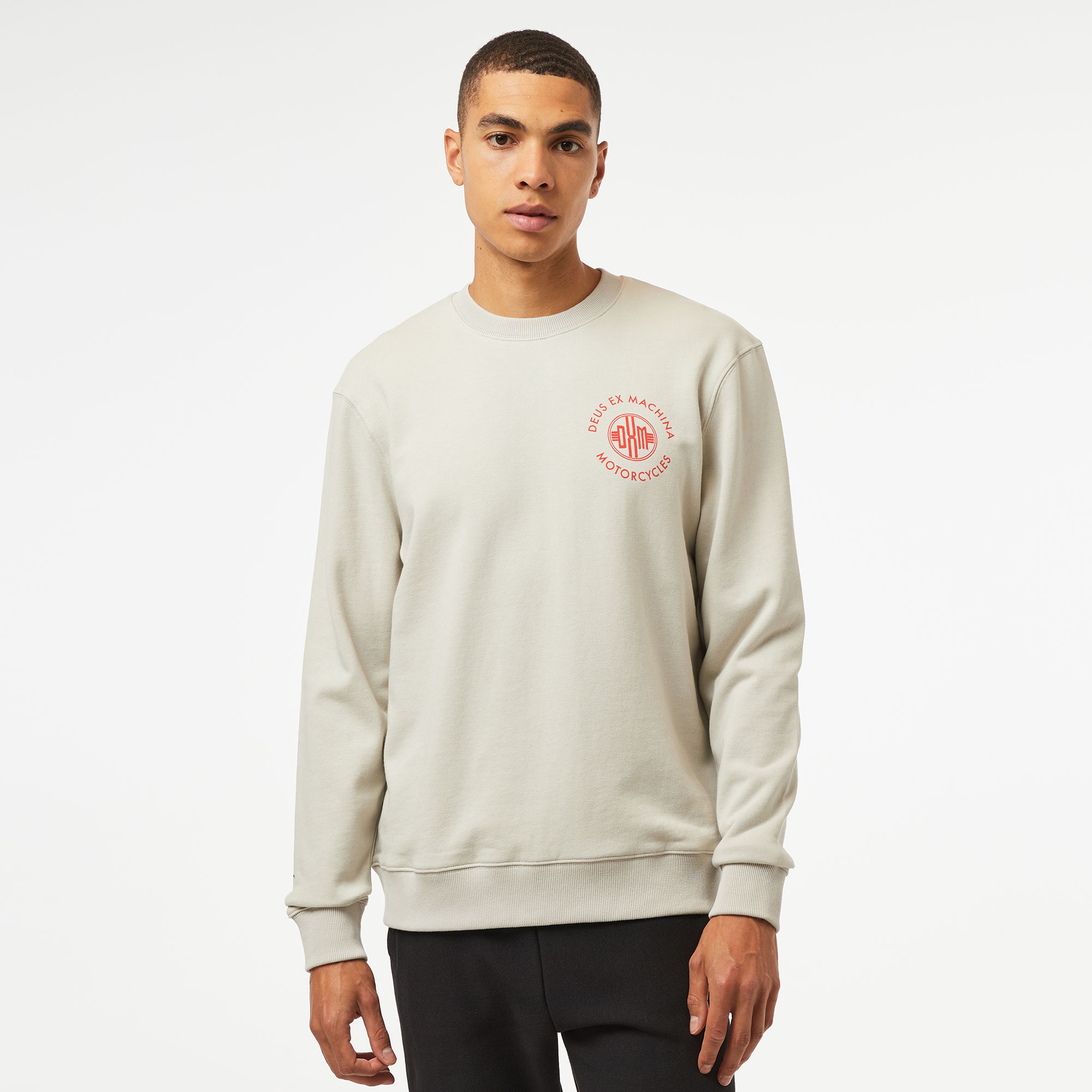 Deus Ex Machina Tenor Crew Erkek Bej Sweatshirt
