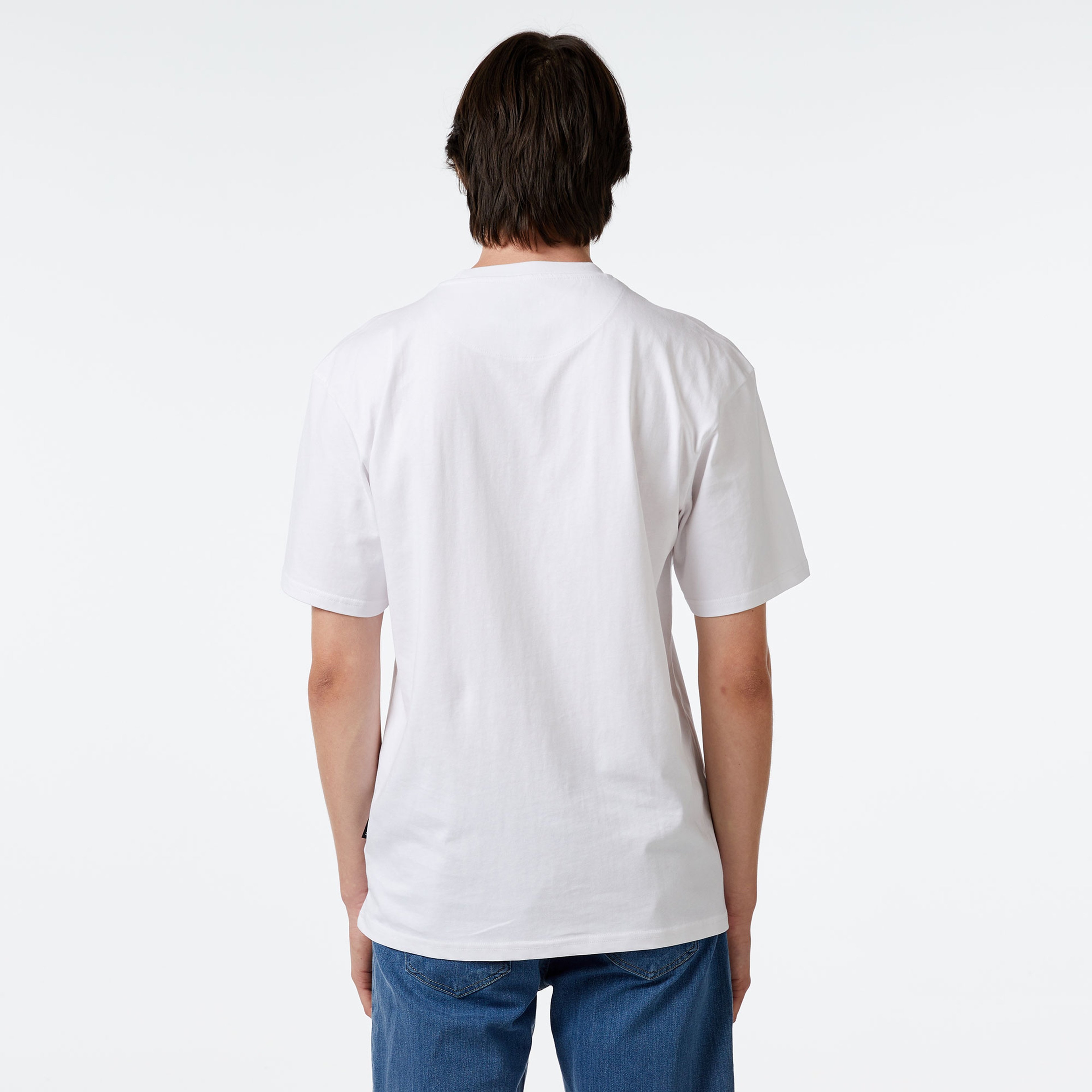 Karl Kani Woven Sign. Multicolor Logo Erkek Beyaz T-Shirt