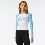 Karl Kani KK Varsity Crop Block Rib LS Kadın Renkli Bluz