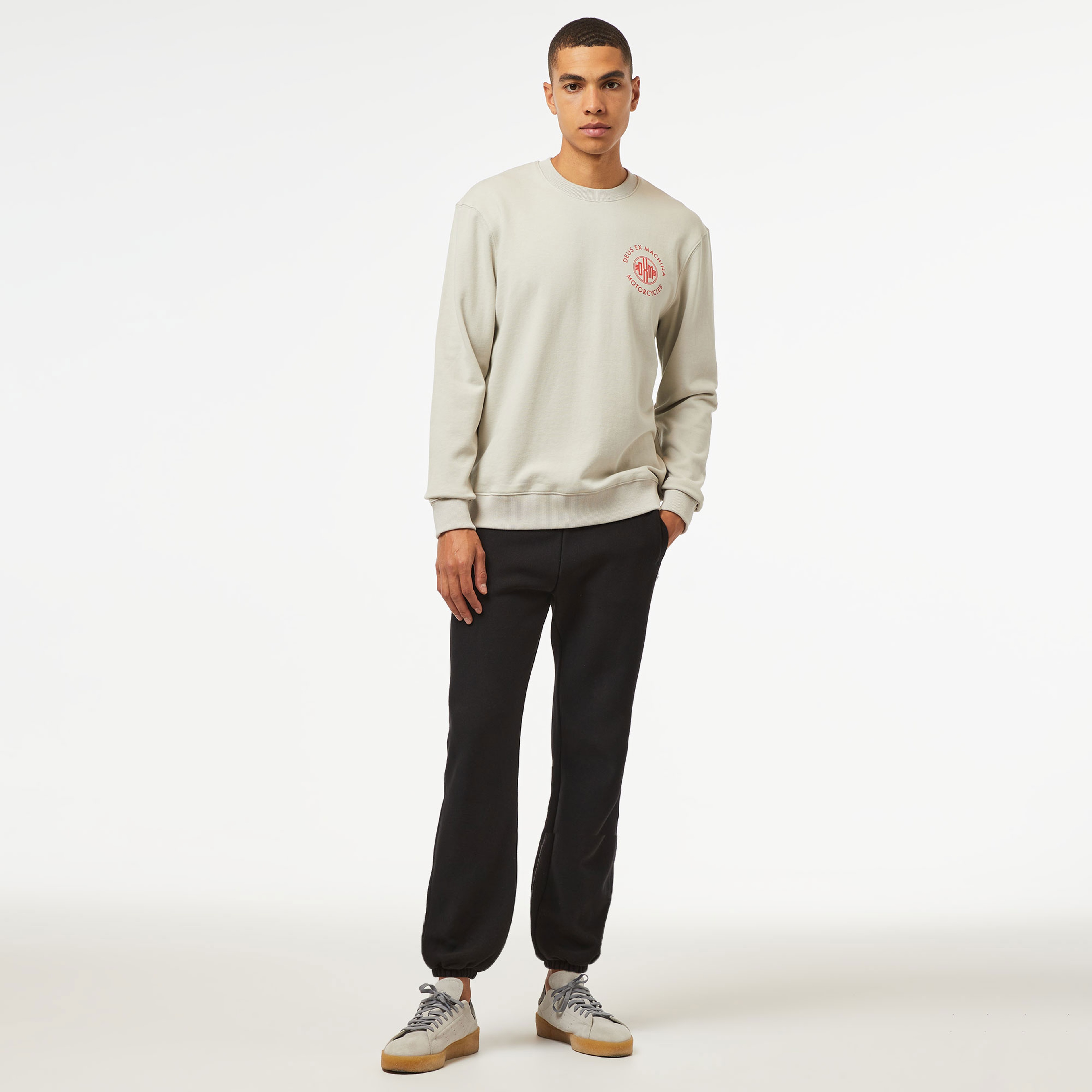 Deus Ex Machina Tenor Crew Erkek Bej Sweatshirt