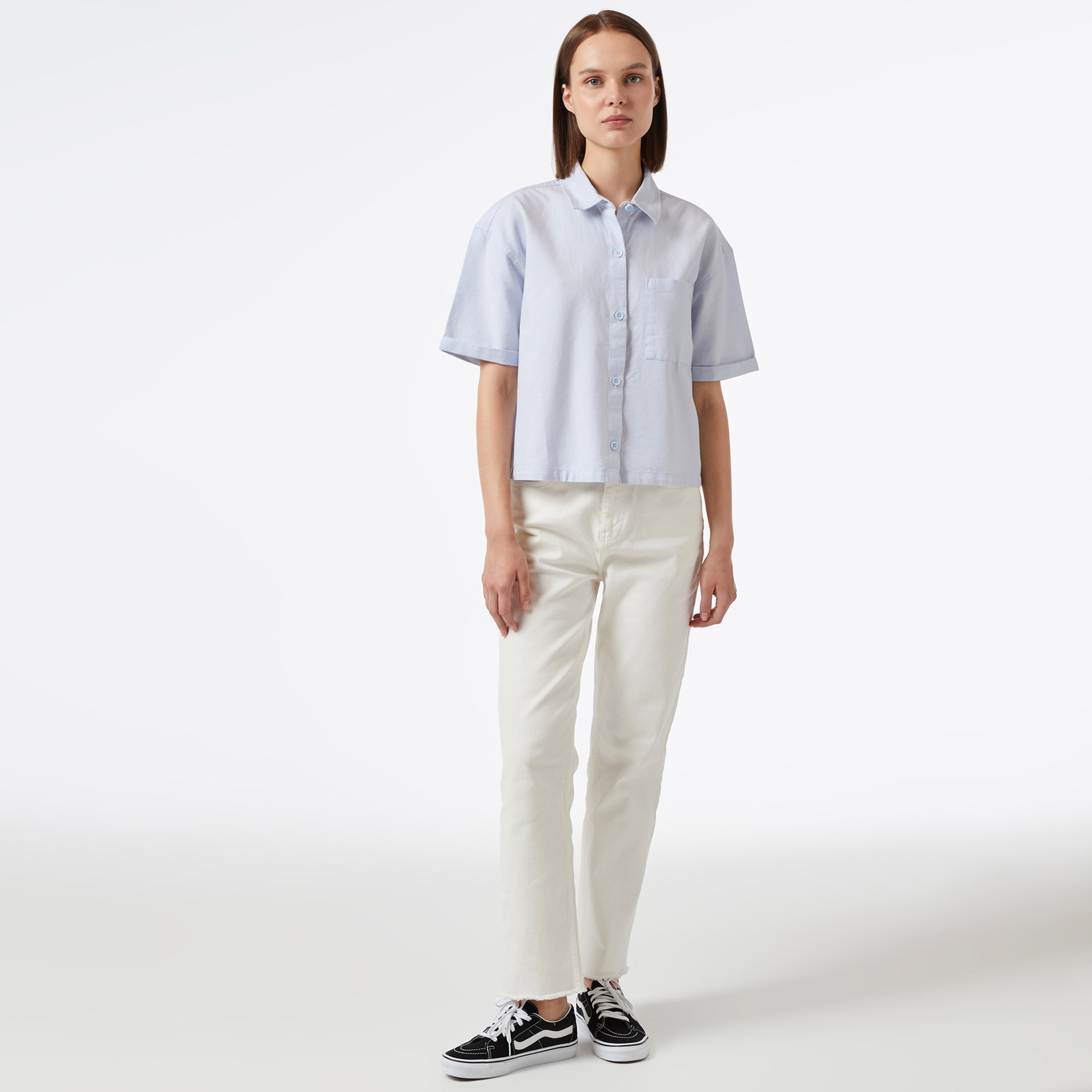 Vans Mcmillan Top Kadın Mavi Gömlek