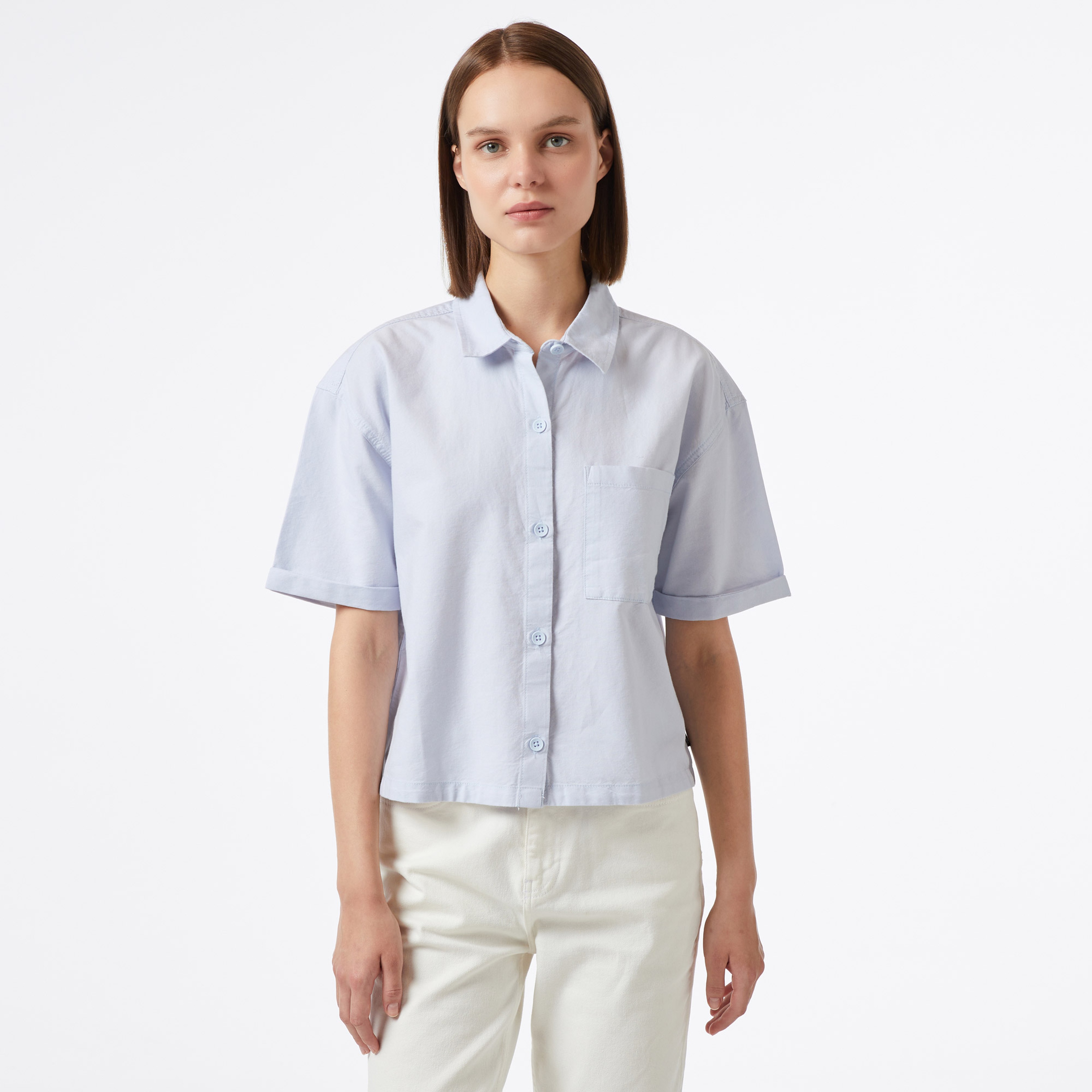 Vans Mcmillan Top Kadın Mavi Gömlek