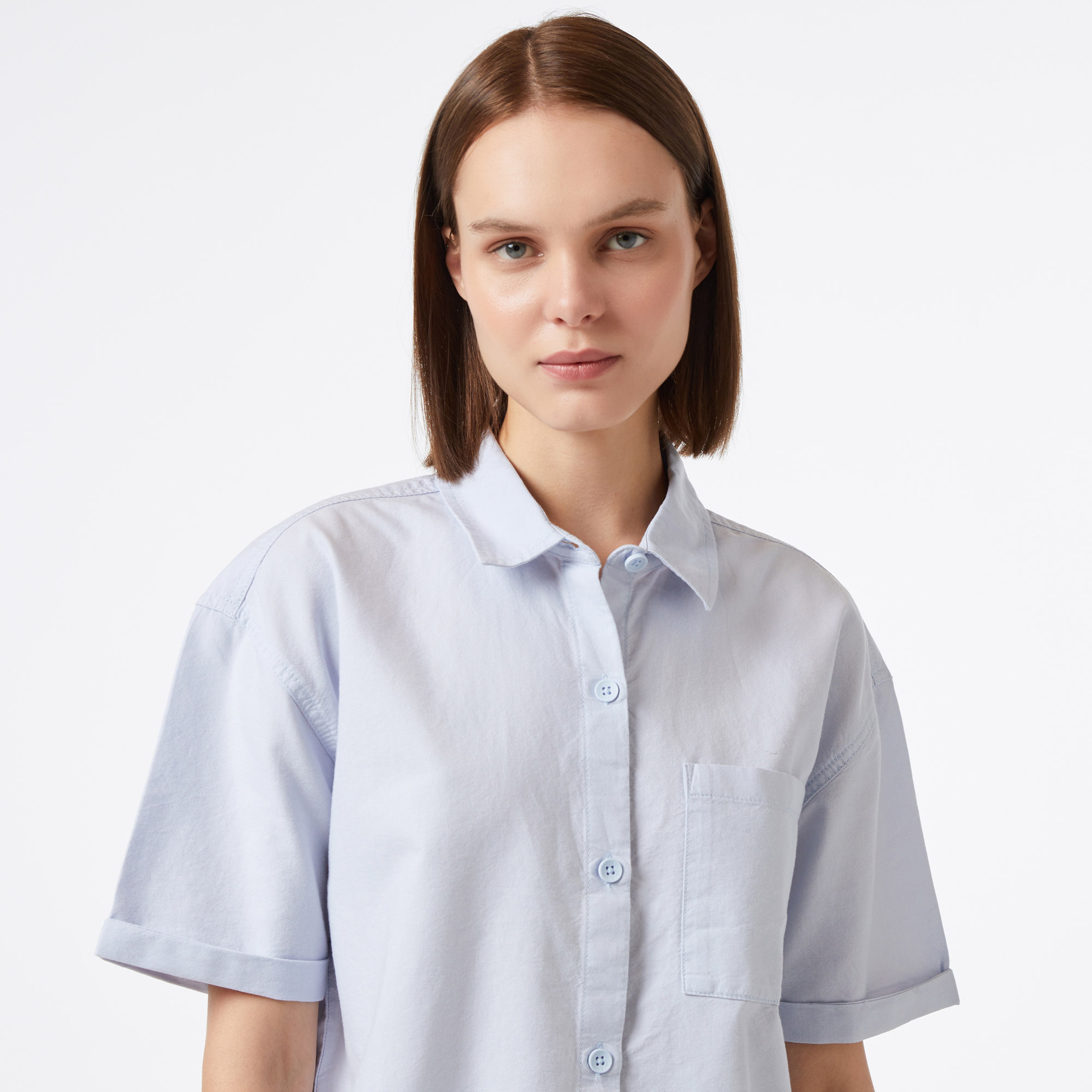 Vans Mcmillan Top Kadın Mavi Gömlek