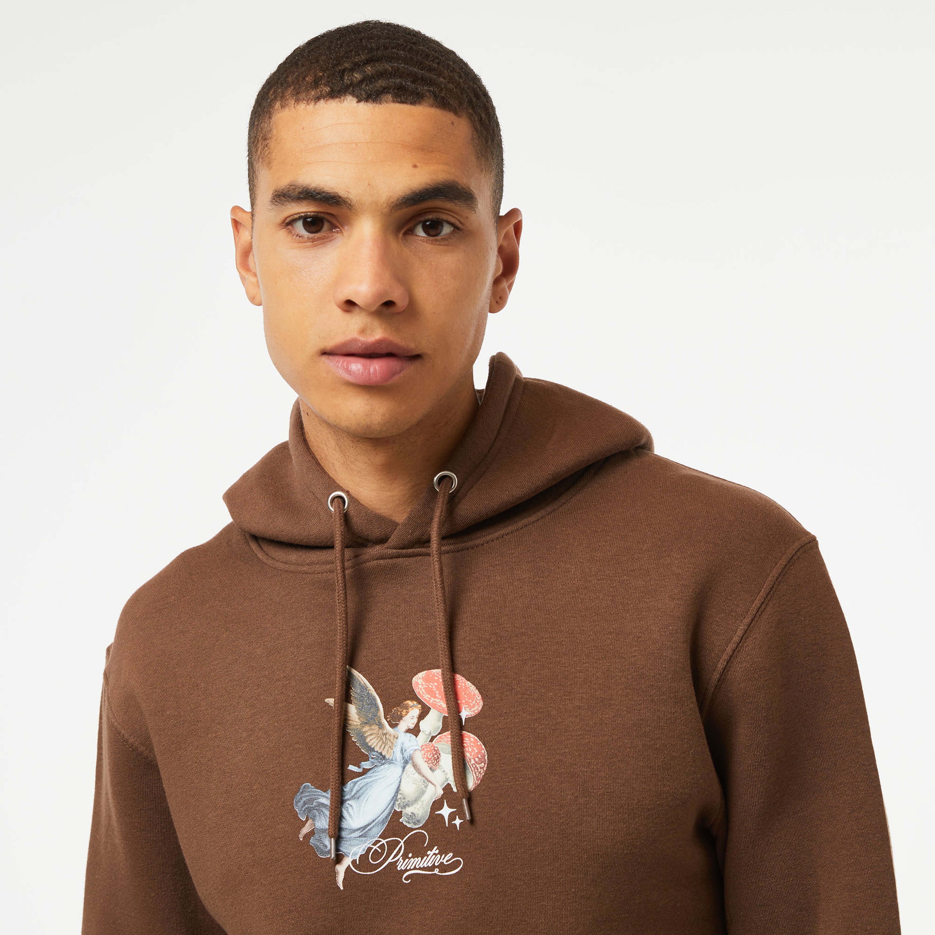 Primitive Divine Hood Erkek Kahverengi Sweatshirt