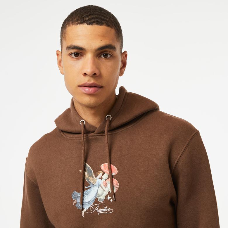 Primitive Divine Hood Erkek Kahverengi Sweatshirt