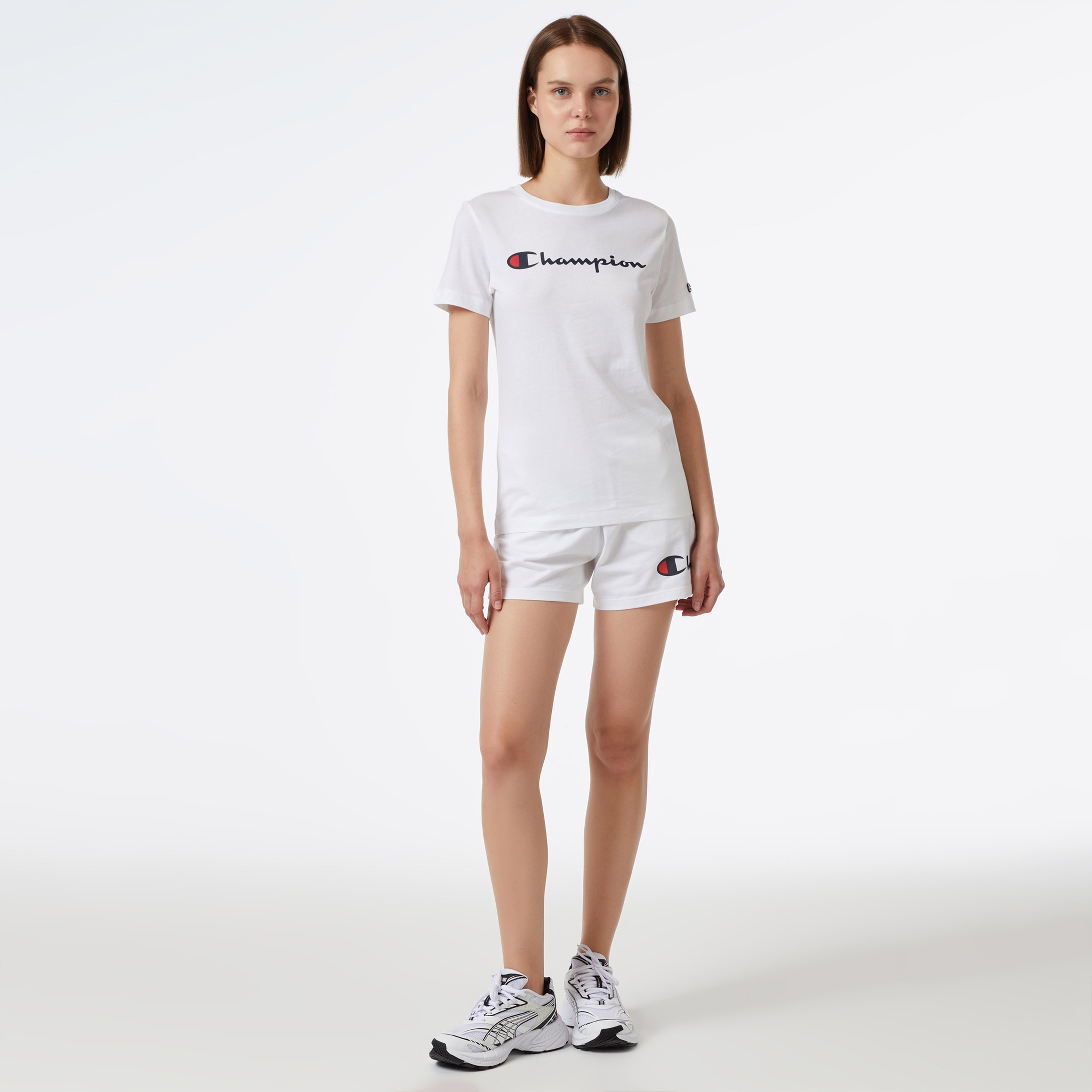Champion Classic Kadın Beyaz Şort