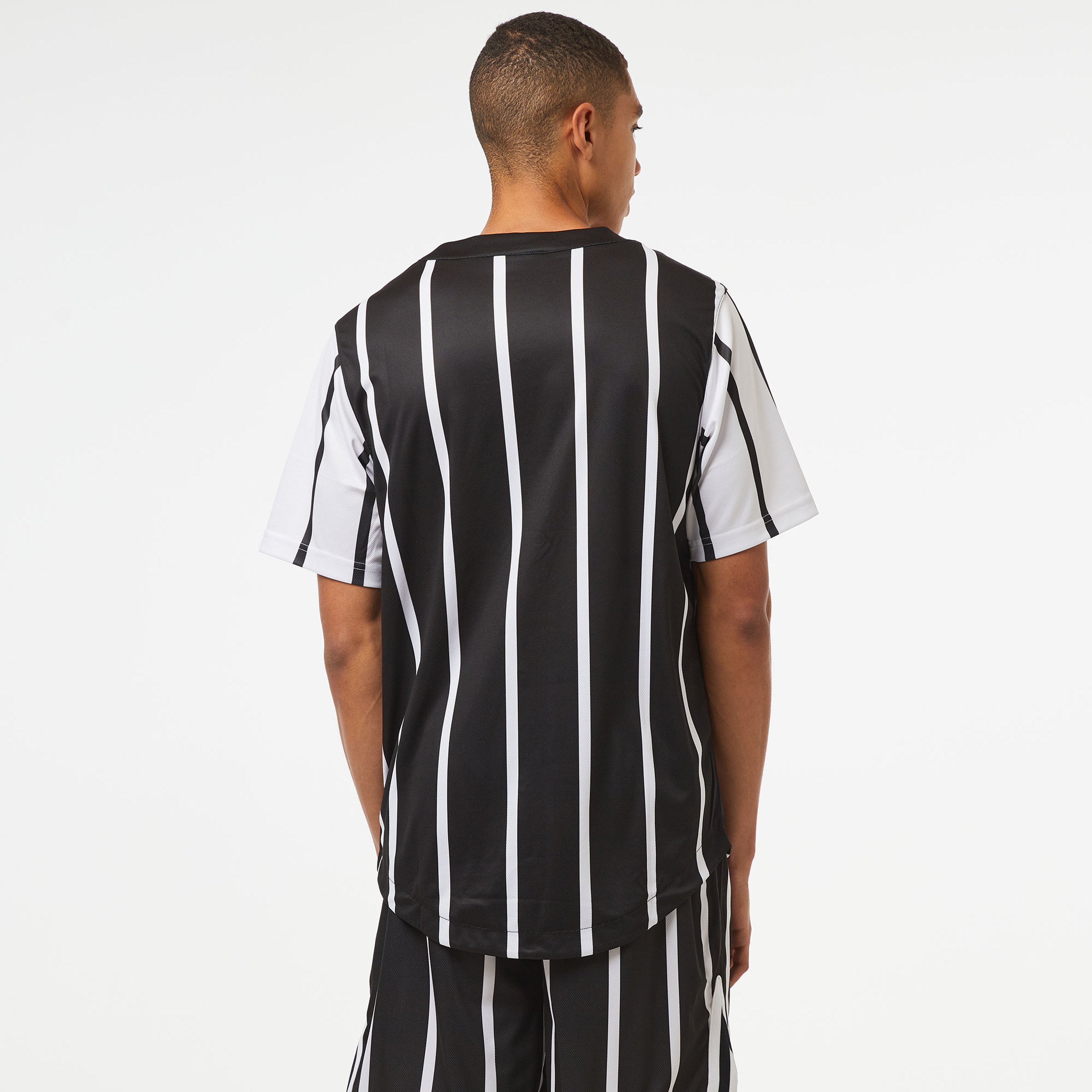 Karl Kani Serif Striped Block Baseball Erkek Siyah Gömlek