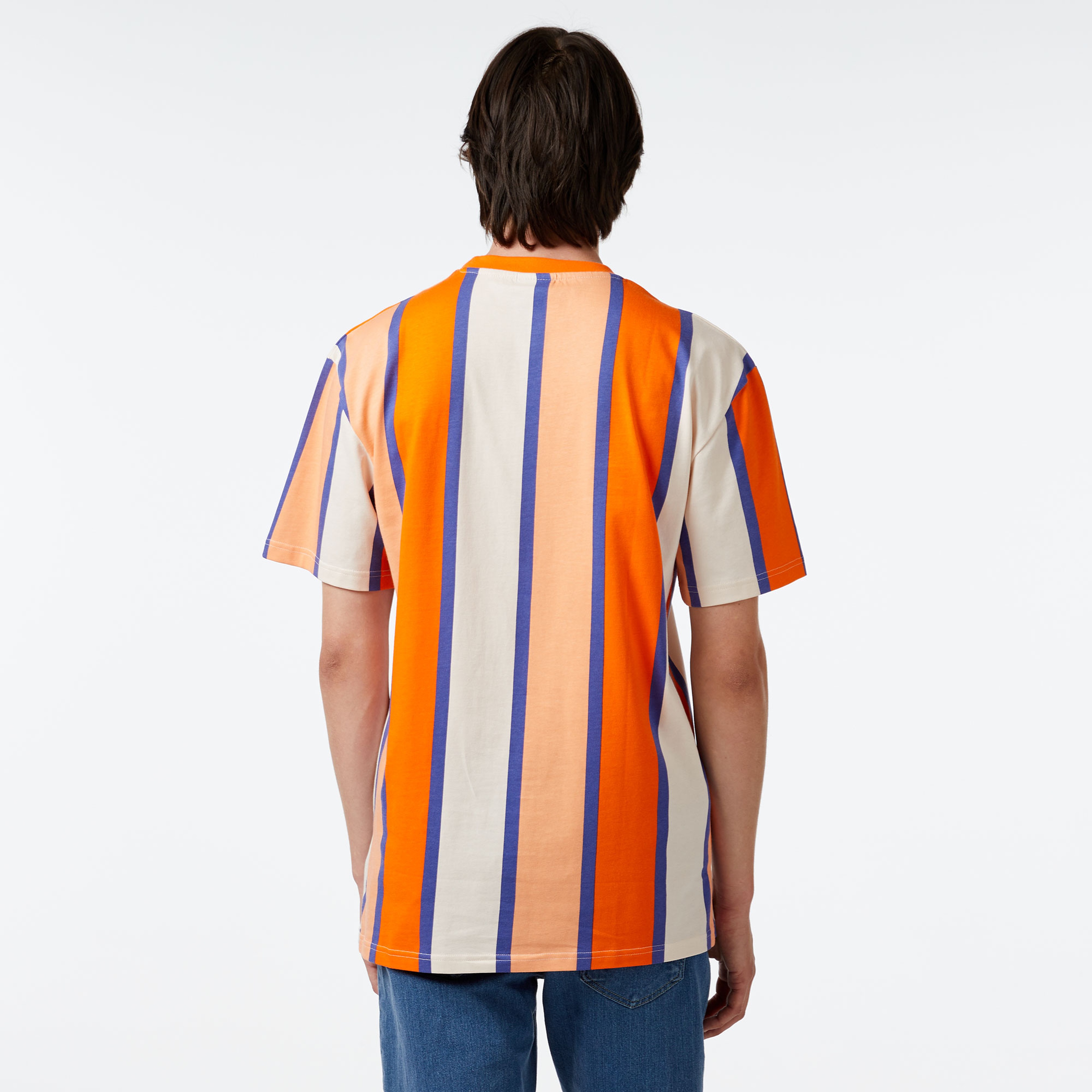 Karl Kani Small Sign. Stripe Erkek Renkli T-Shirt