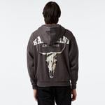 Karl Kani Chest Sign. Os Wshd Hvy Swt FullZip Skull Erkek Gri Sweatshirt
