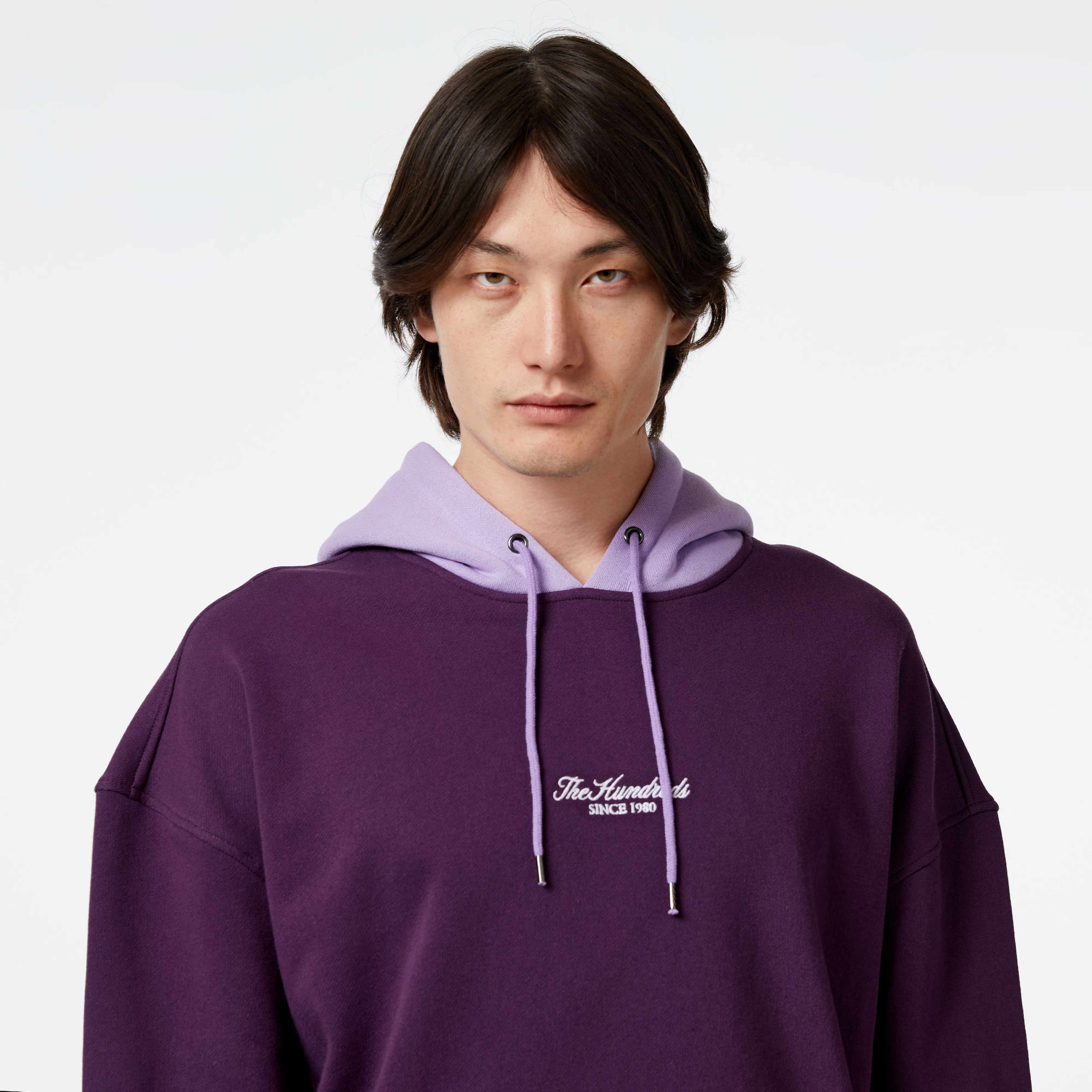 The Hundreds Rich Pullover Erkek Mor Sweatshirt