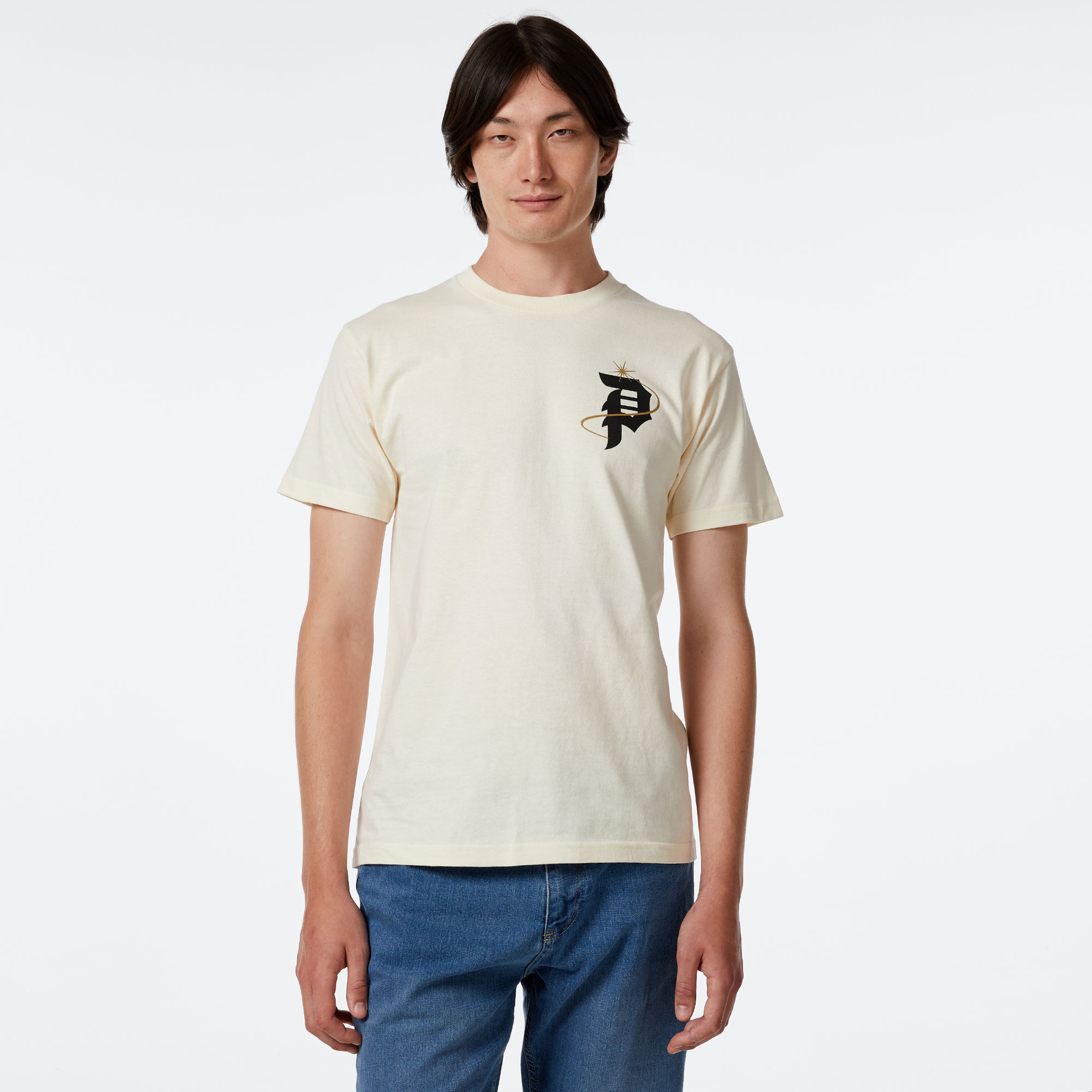 Primitive Journey Erkek Krem T-Shirt