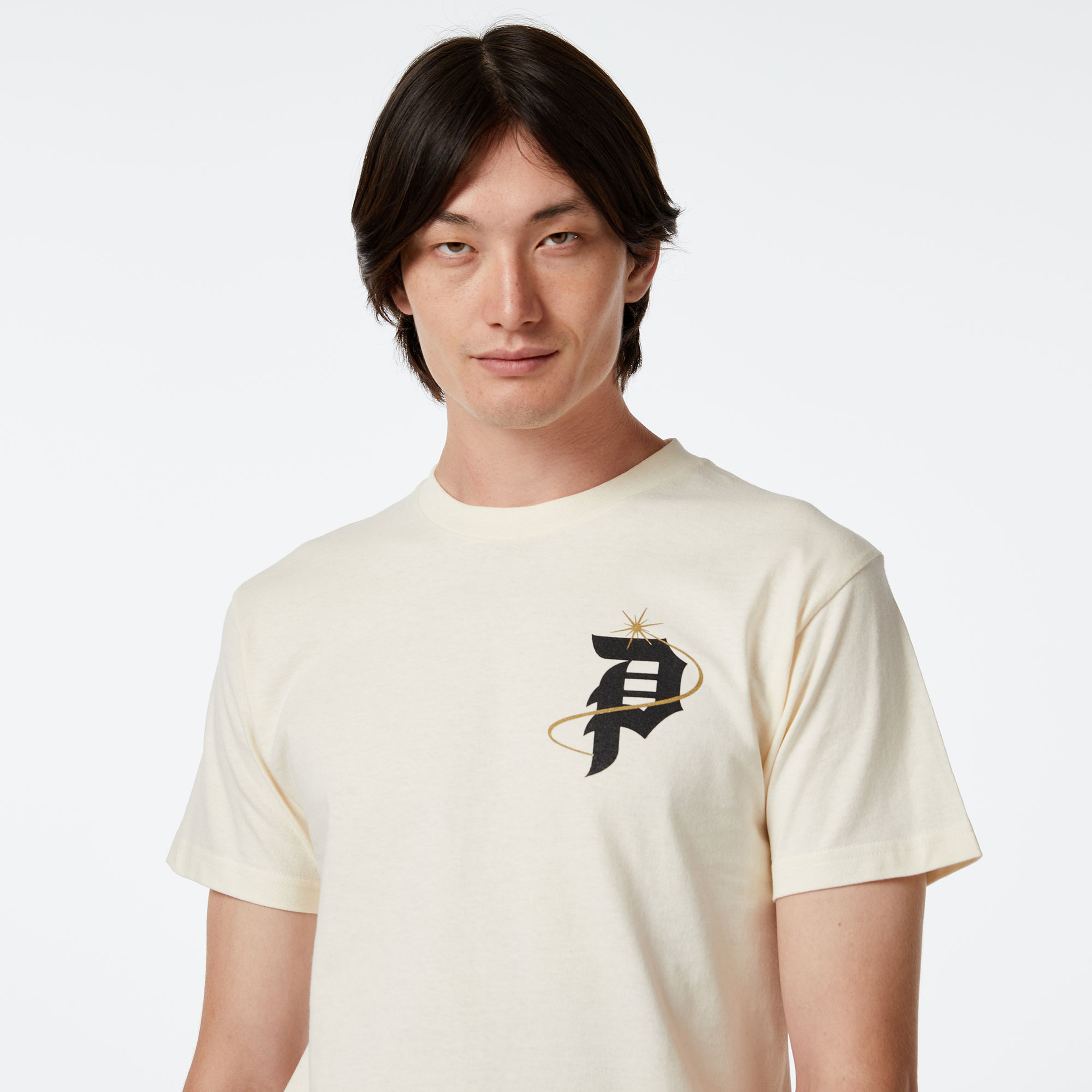 Primitive Journey Erkek Krem T-Shirt