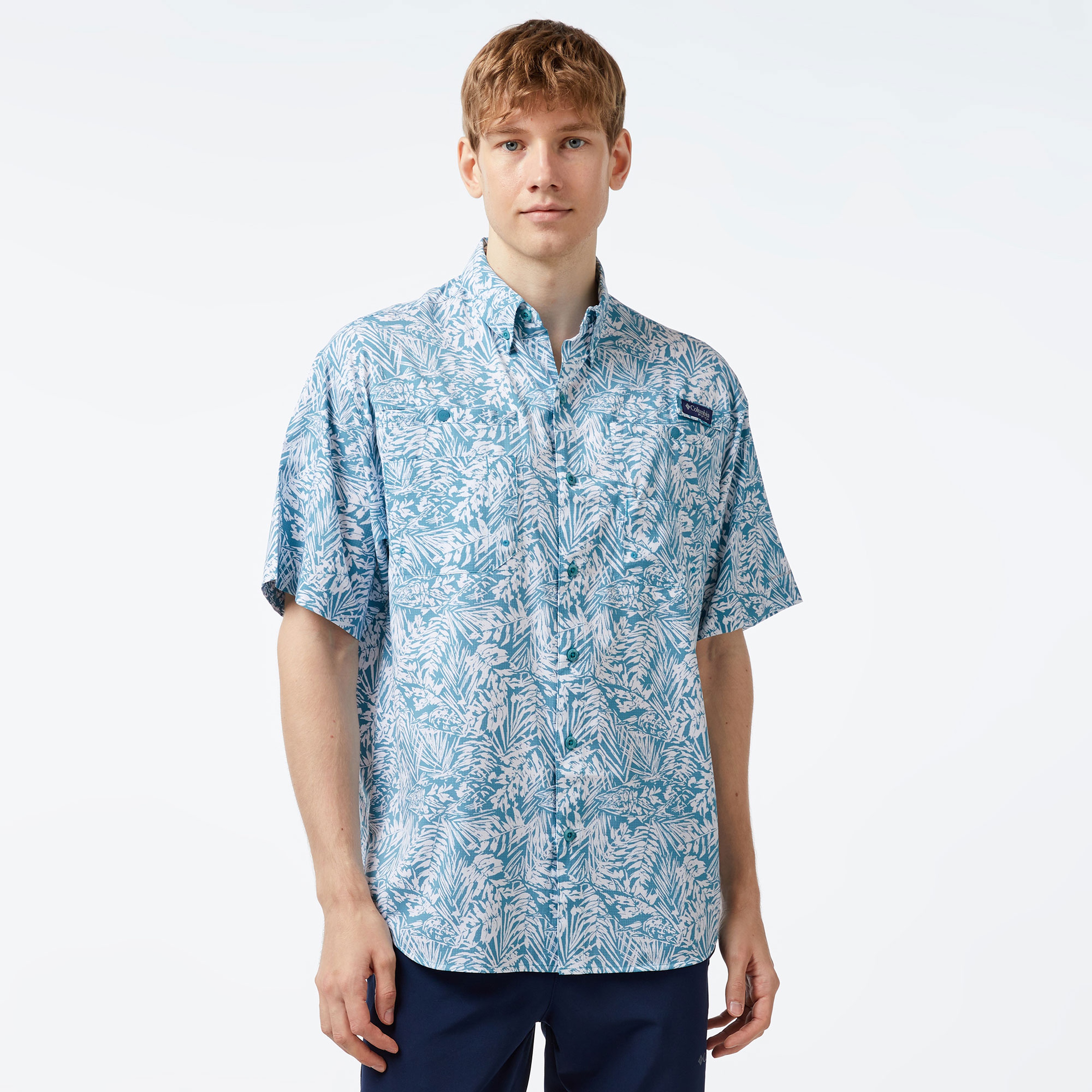 Columbia Super Tamiami Erkek Mavi Gömlek