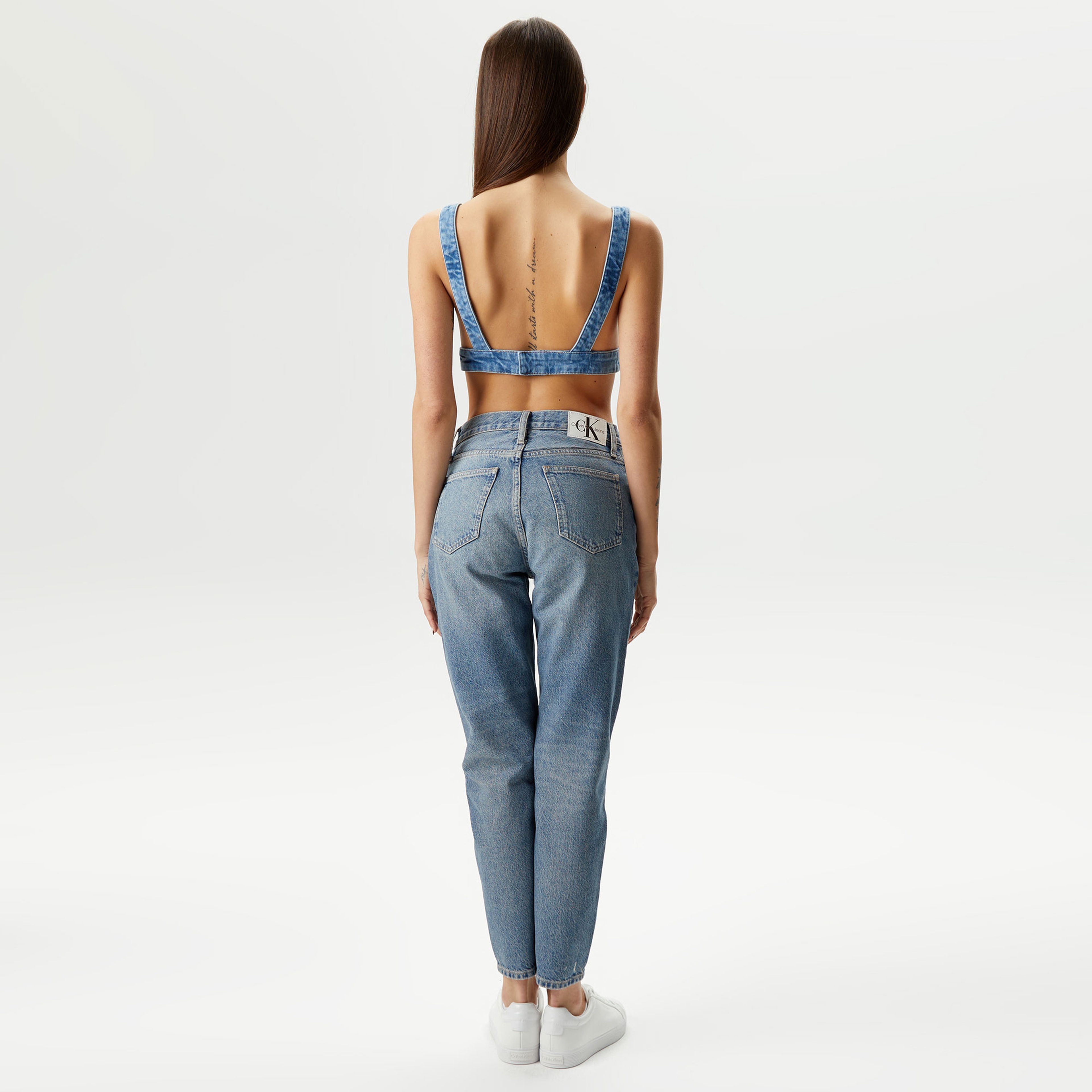 Calvin Klein Jeans Recycled Kadın Mavi Jean