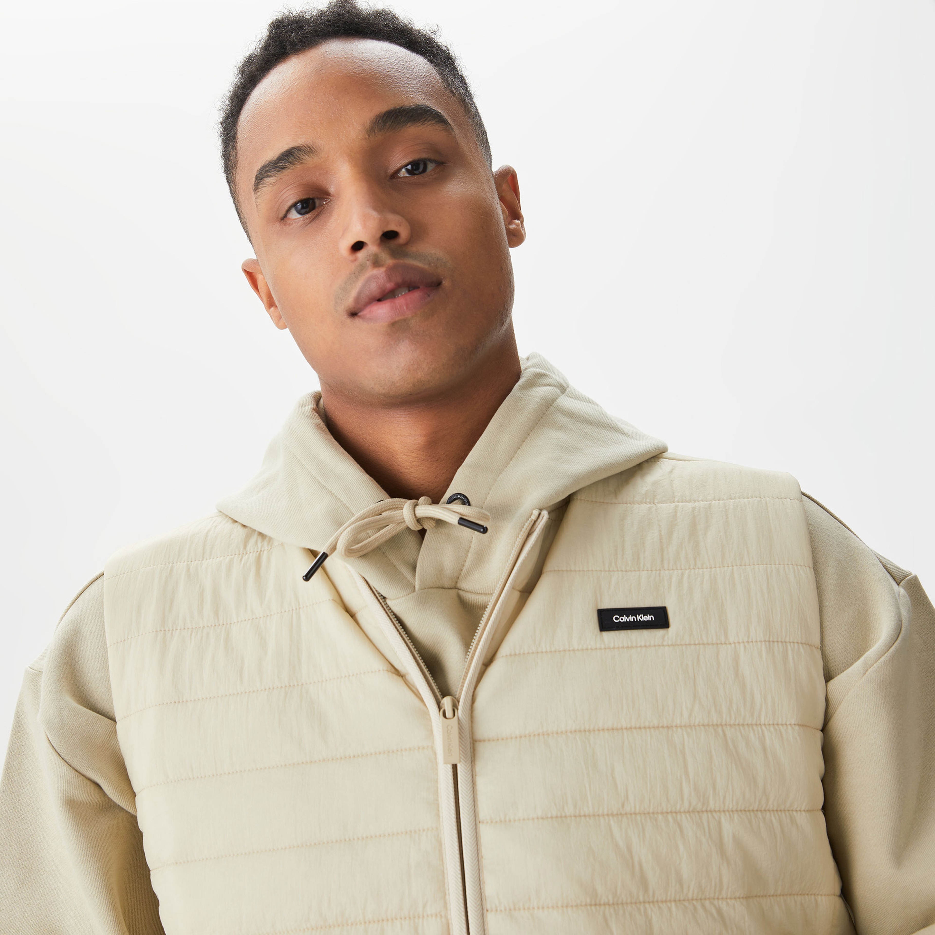 Calvin Klein Essentials Erkek Krem Rengi Yelek