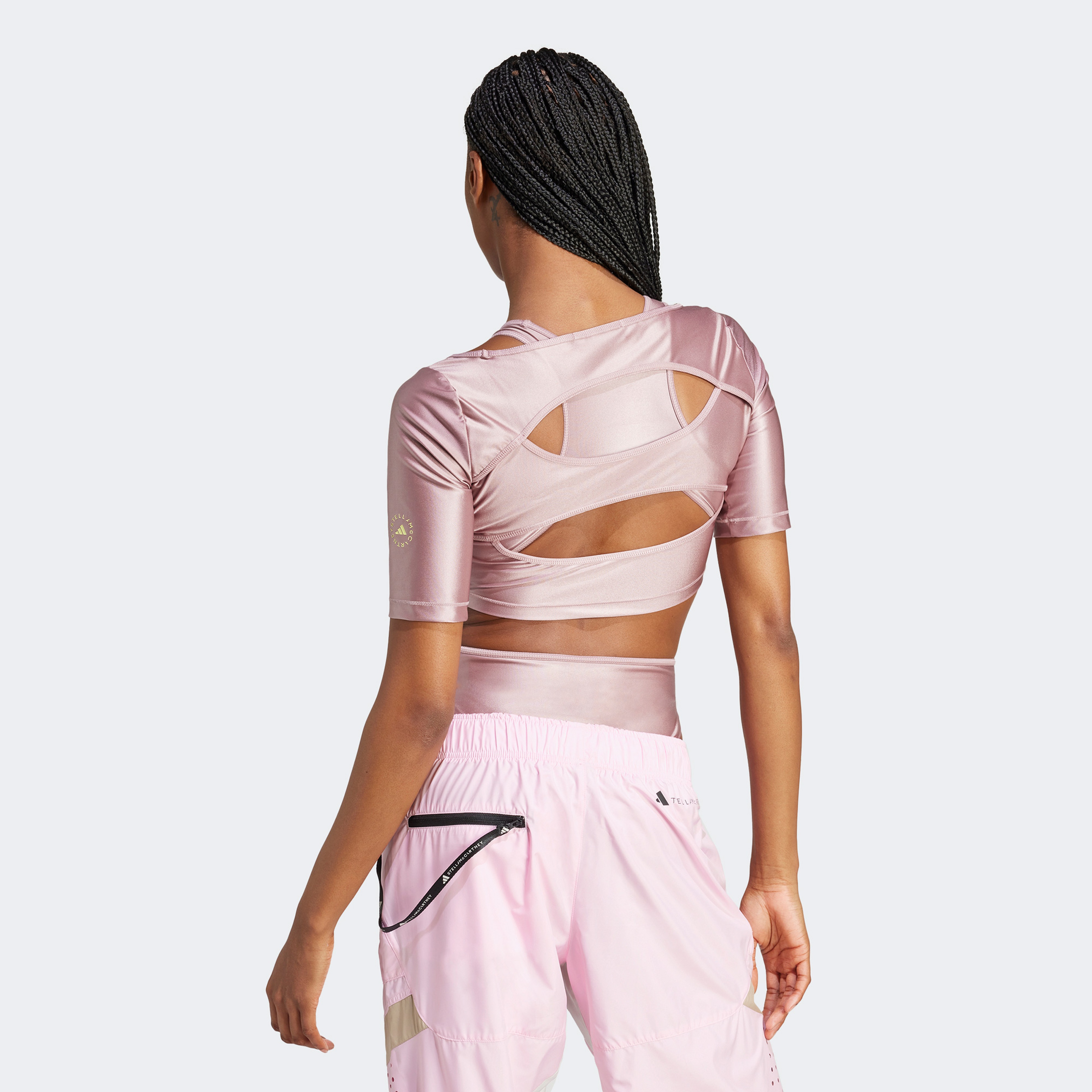 adidas Asmc Kadın Pembe Crop T-Shirt