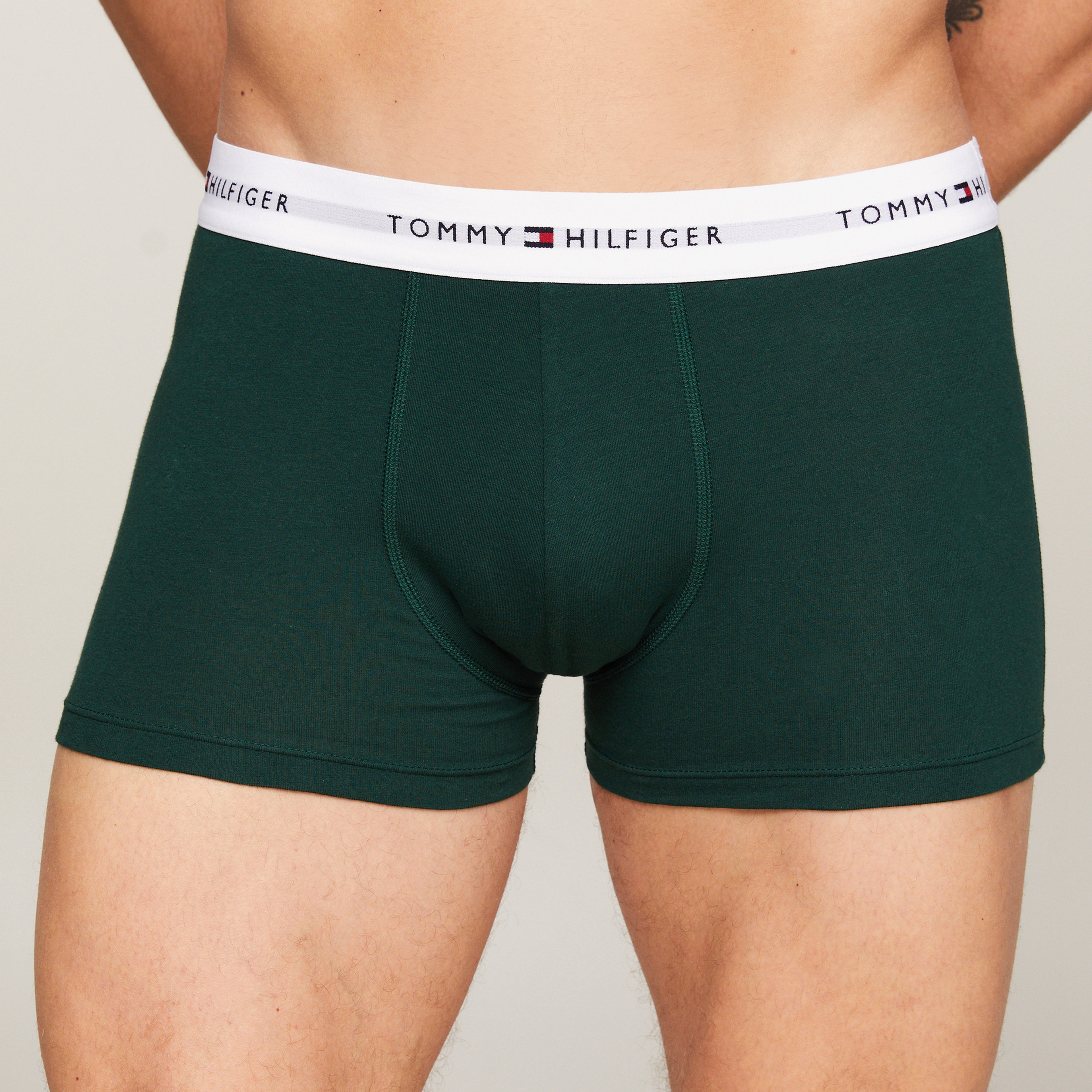 Tommy Hilfiger 3P Trunk Erkek Renkli Boxer