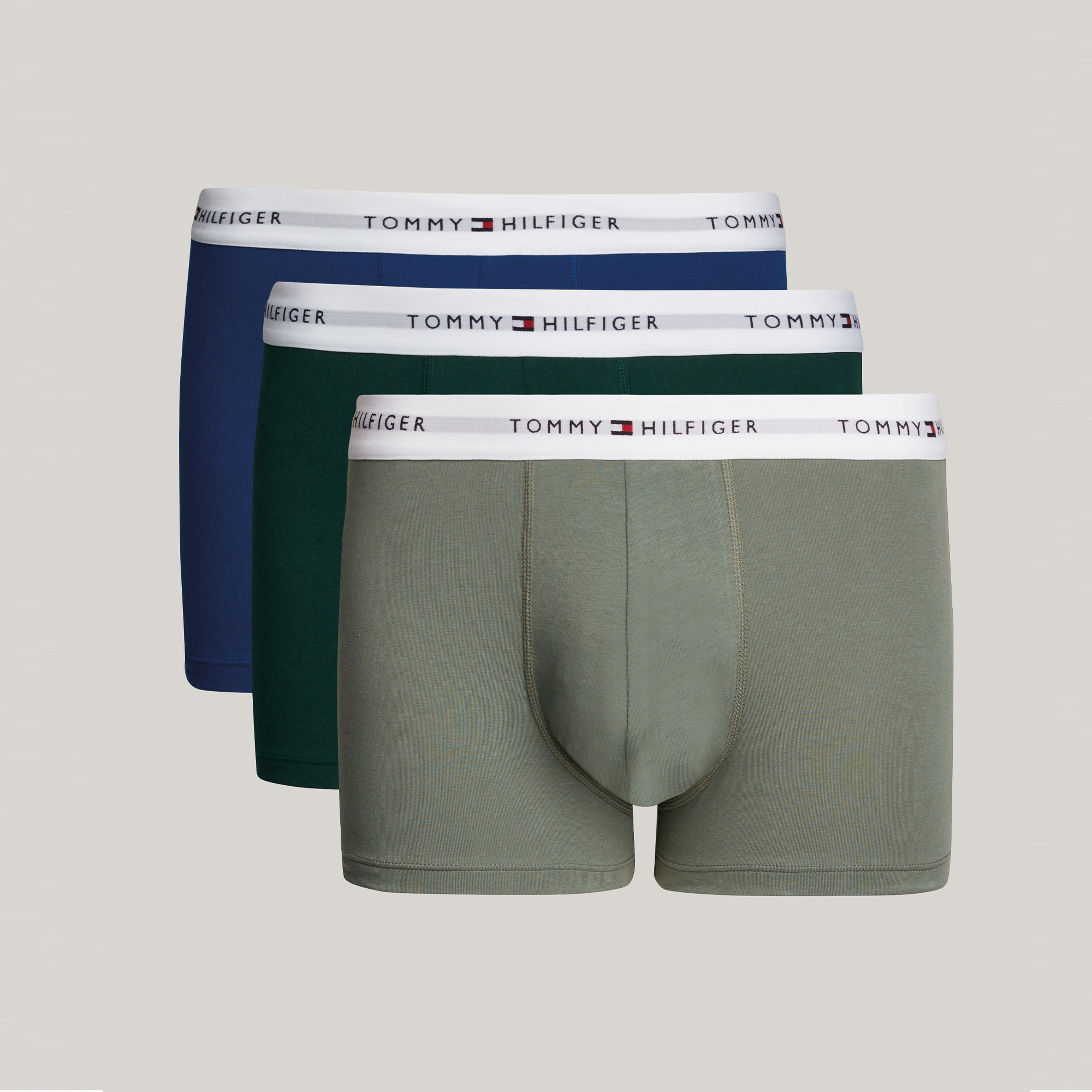 Tommy Hilfiger 3P Trunk Erkek Renkli Boxer