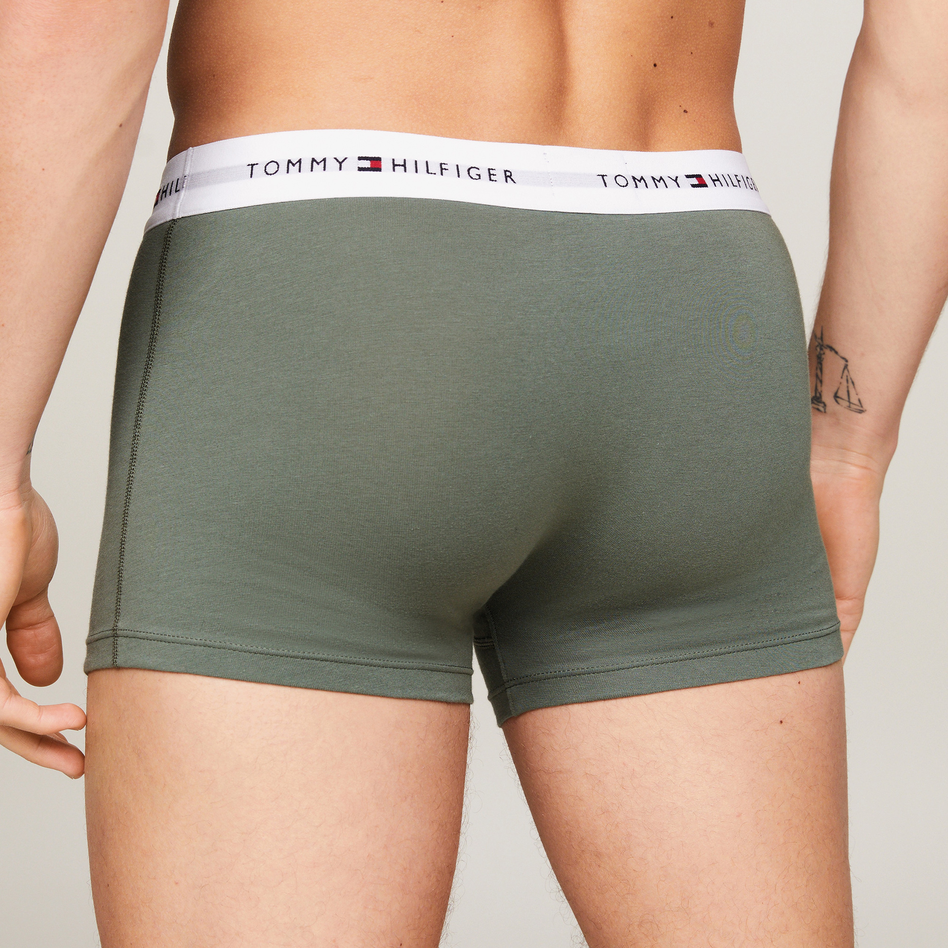 Tommy Hilfiger 3P Trunk Erkek Renkli Boxer