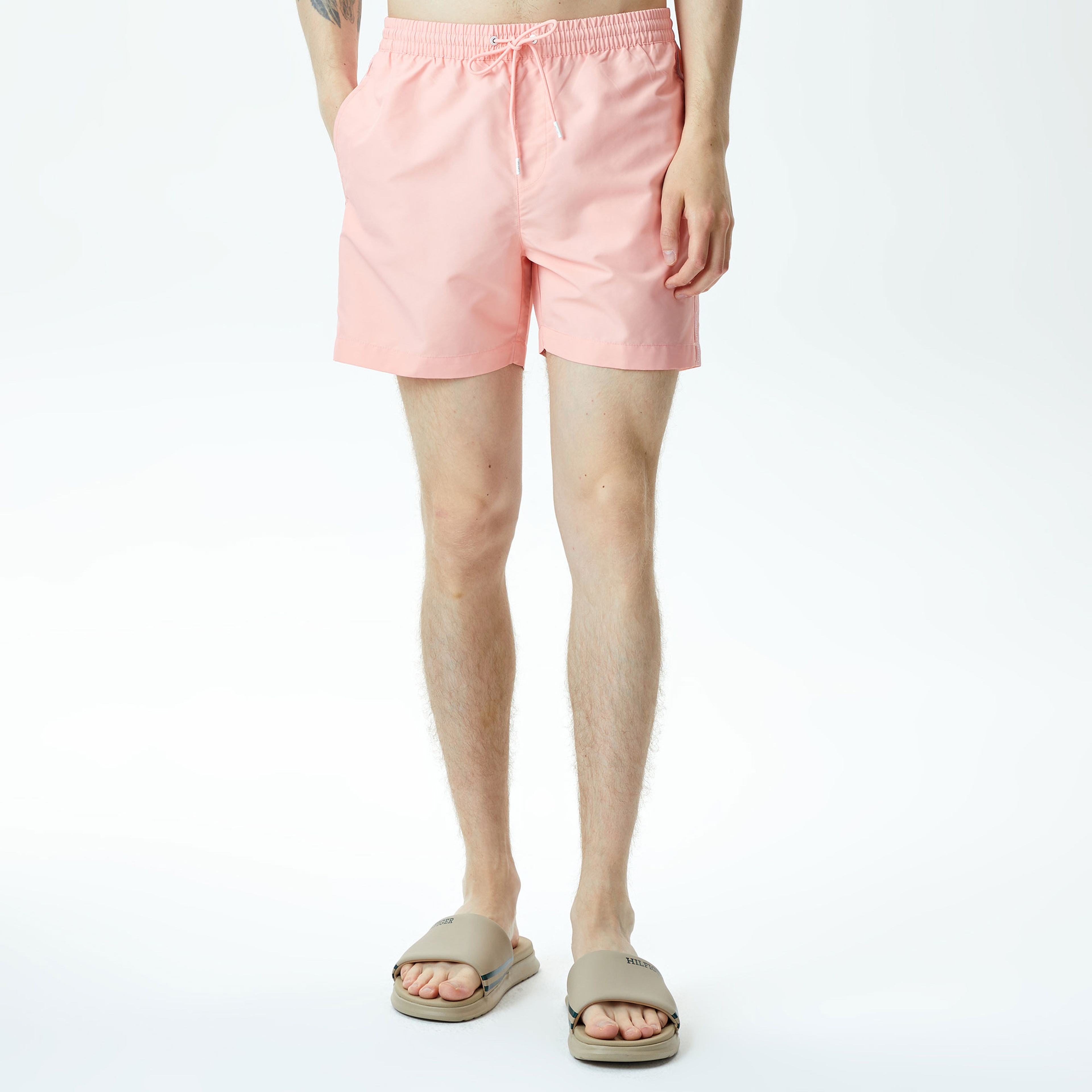 Calvin Klein Core Logo Tape Erkek Pembe Mayo Şort