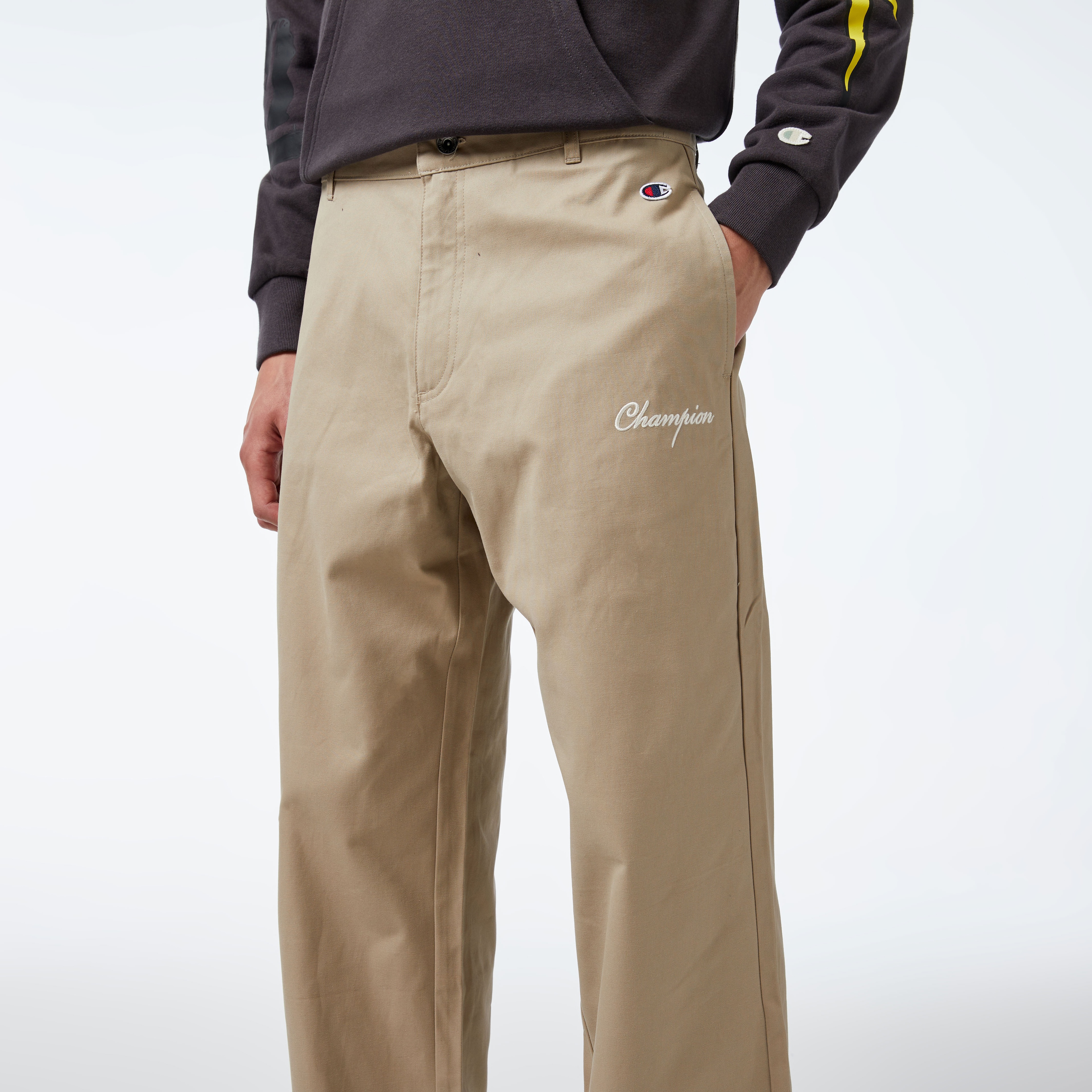 Champion Straight Hem Erkek Bej Pantolon