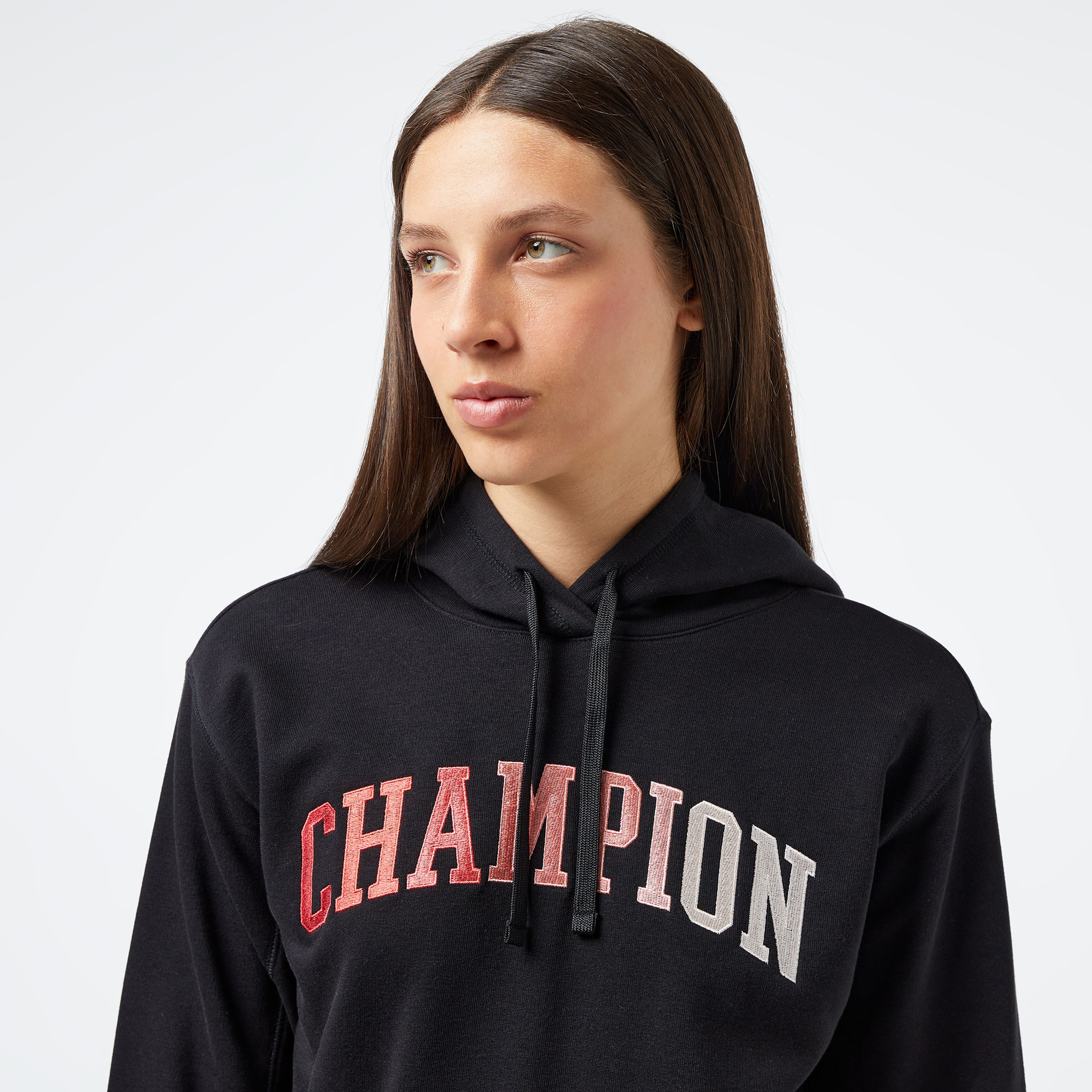Champion Classic Kadın Siyah Hoodie