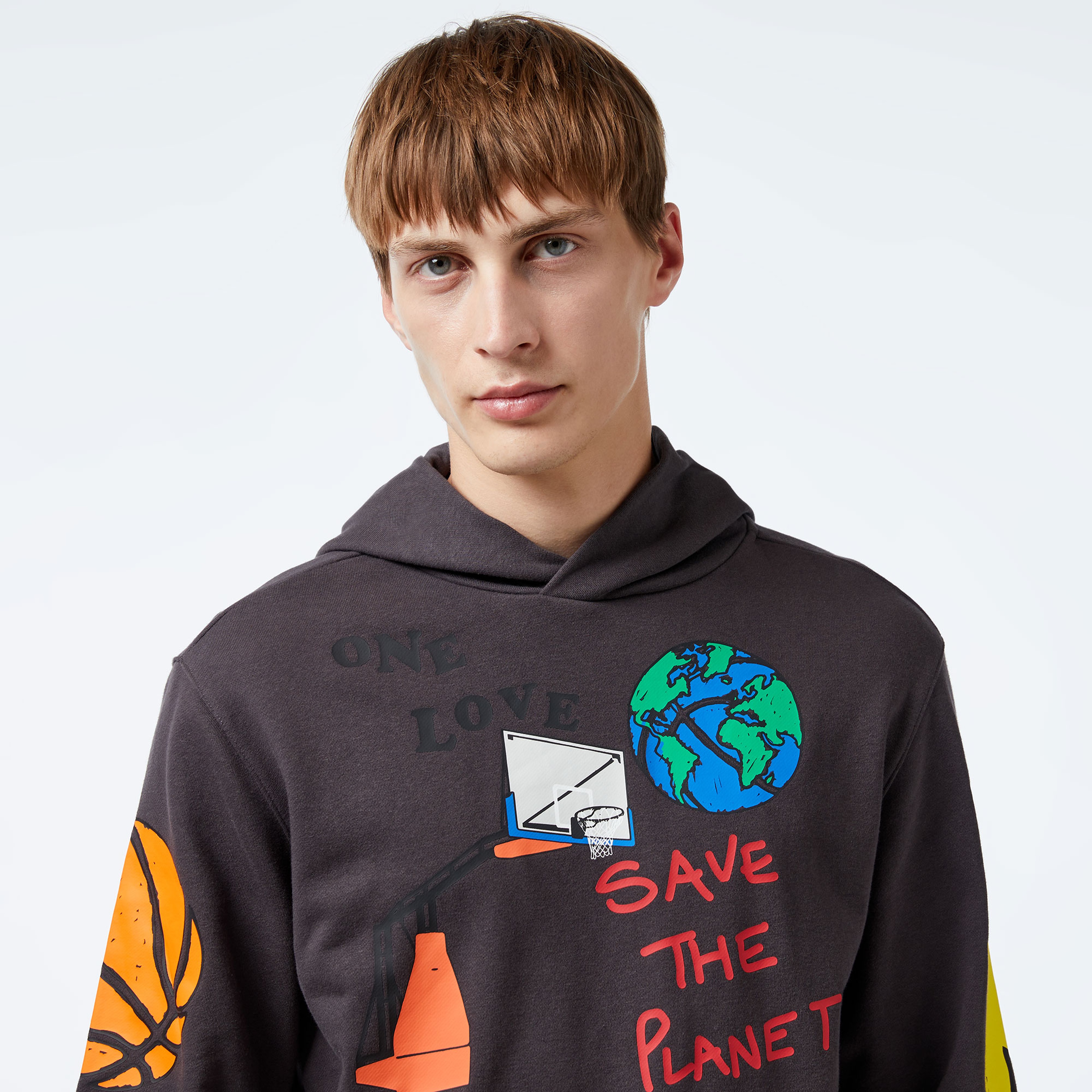 Champion Classic Erkek Gri Hoodie