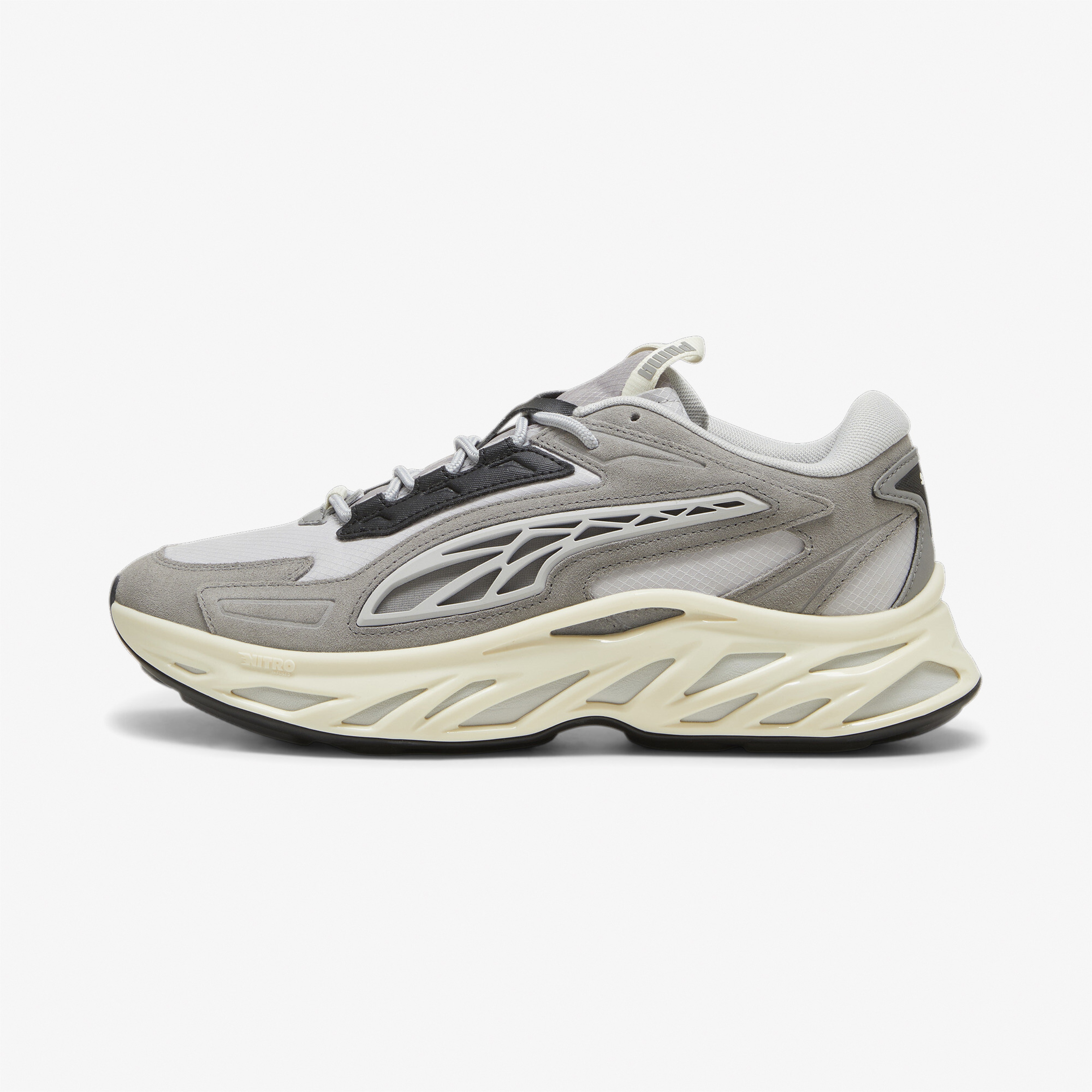 Puma Exotek Nitro Earthy Unisex Gri Spor Ayakkabı