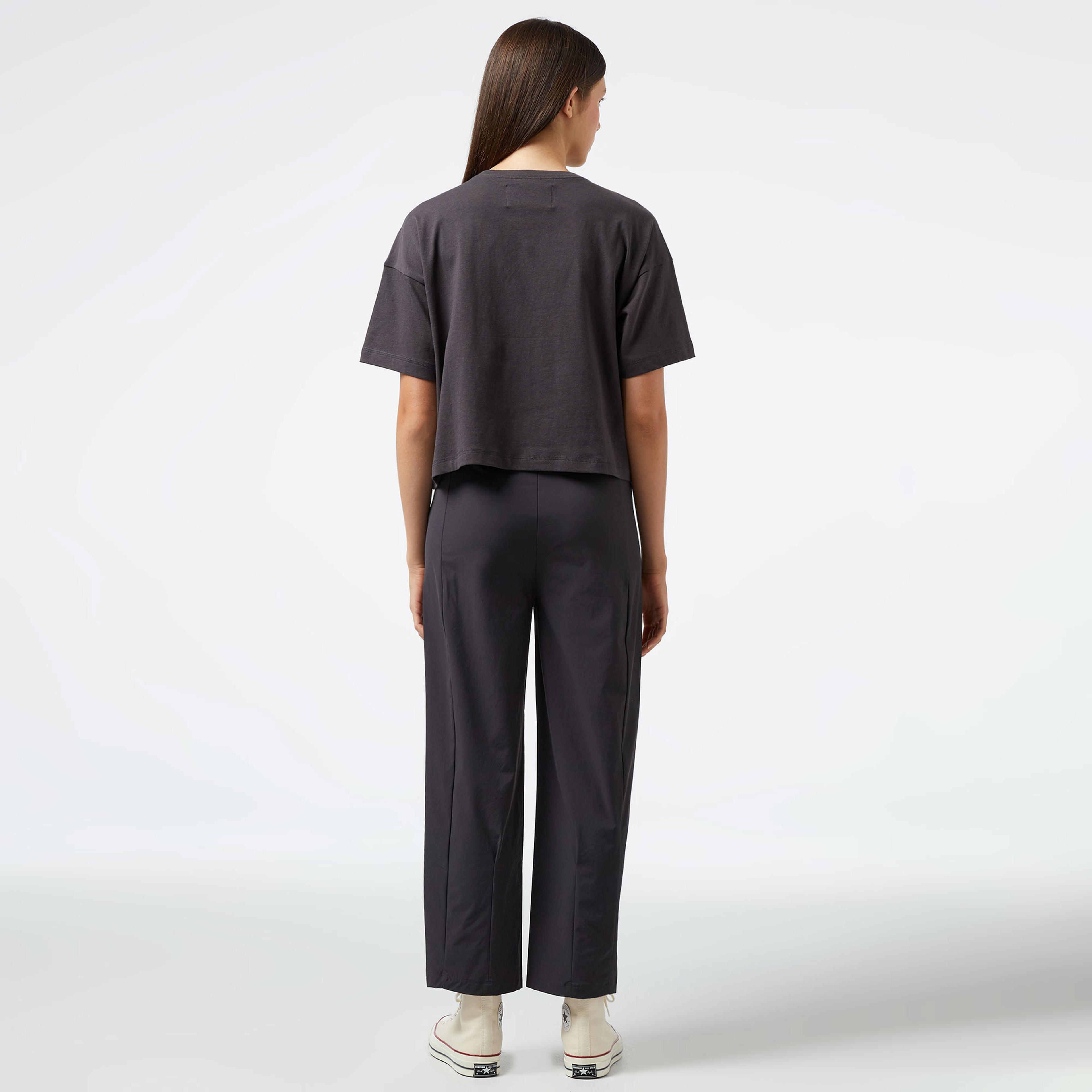 Champion Wide Leg Kadın Gri Pantolon