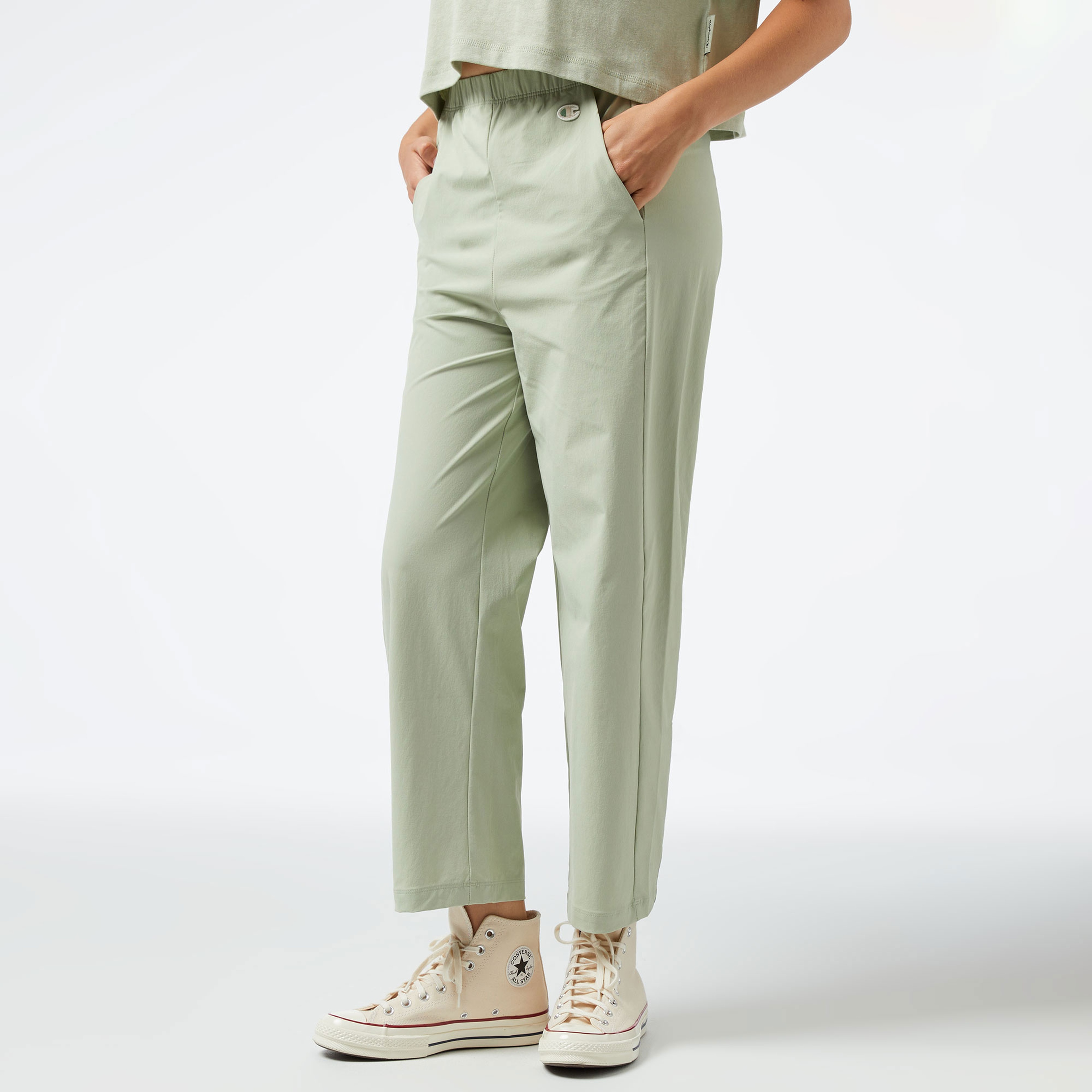 Champion Wide Leg Kadın Yeşil Pantolon