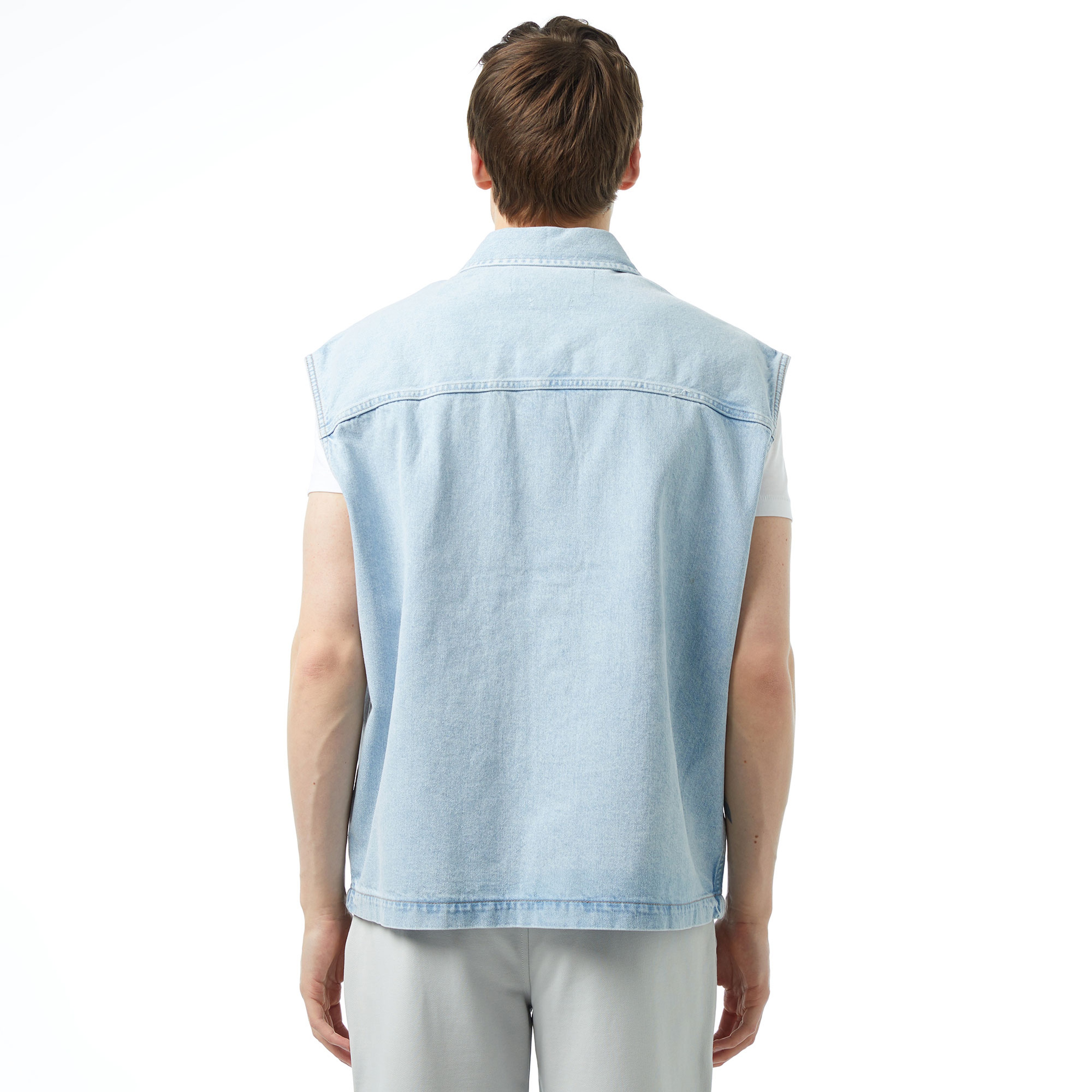 Calvin Klein Jeans Recycled Erkek Mavi Gömlek