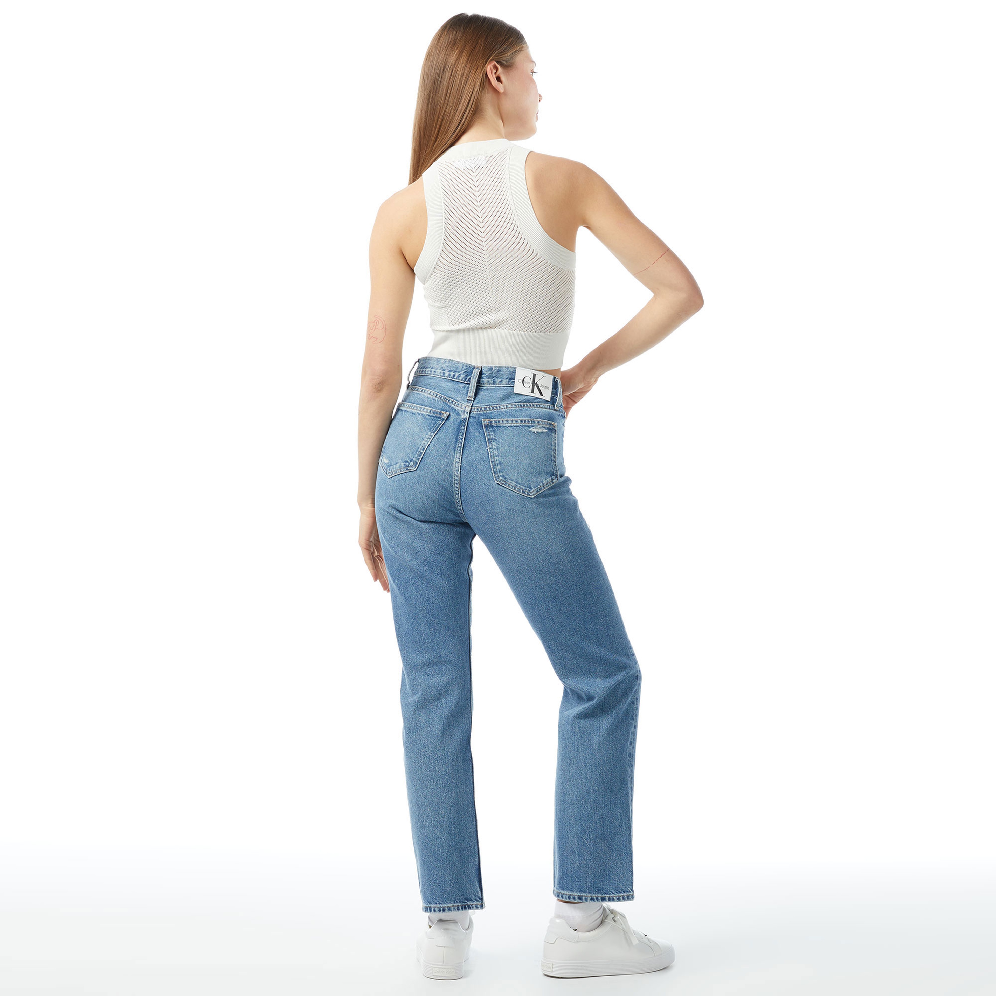 Calvin Klein Jeans Kadın Mavi Jean