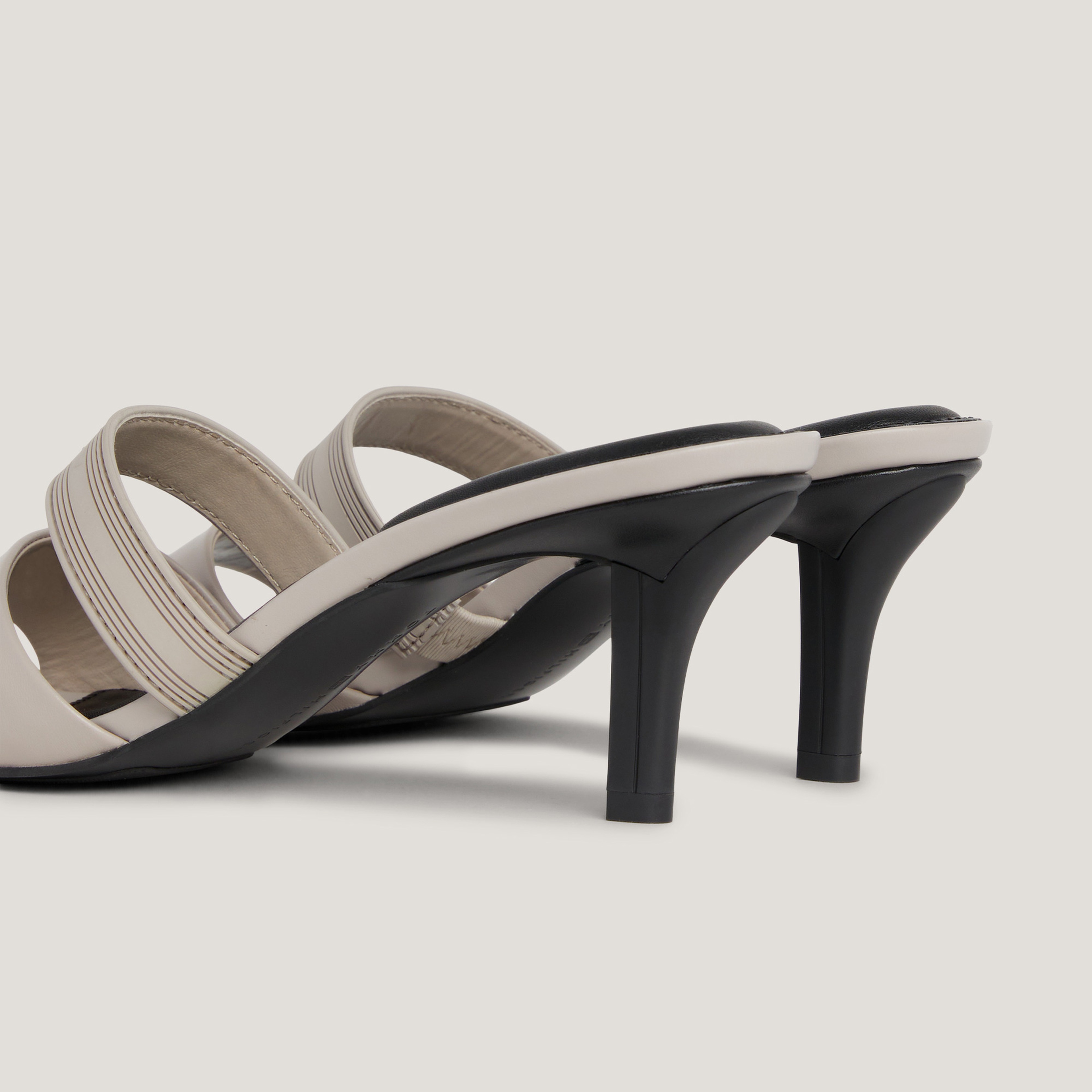 Tommy Hilfiger Stiletto Mules Kadın Gri Terlik